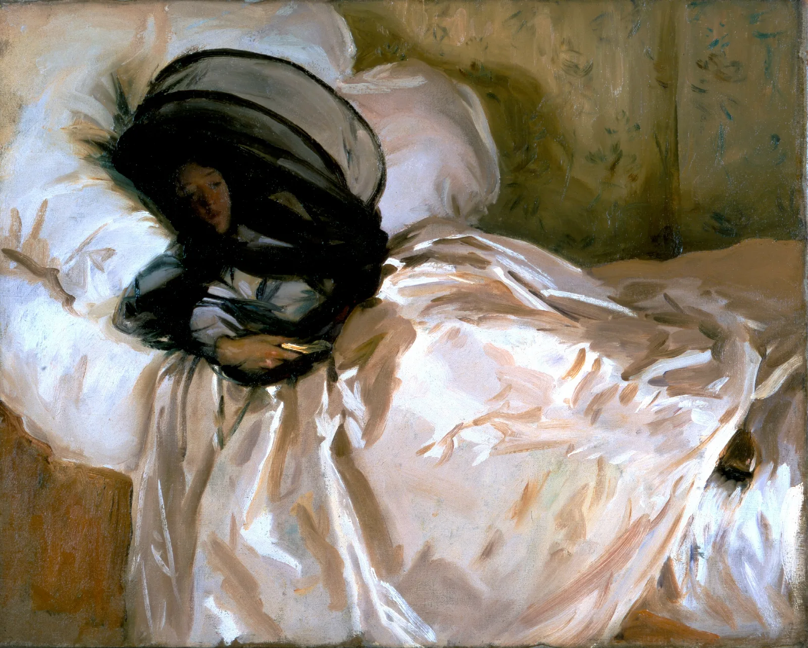 The Mosquito Net Wall Art by John Singer Sargent - Canvas Print