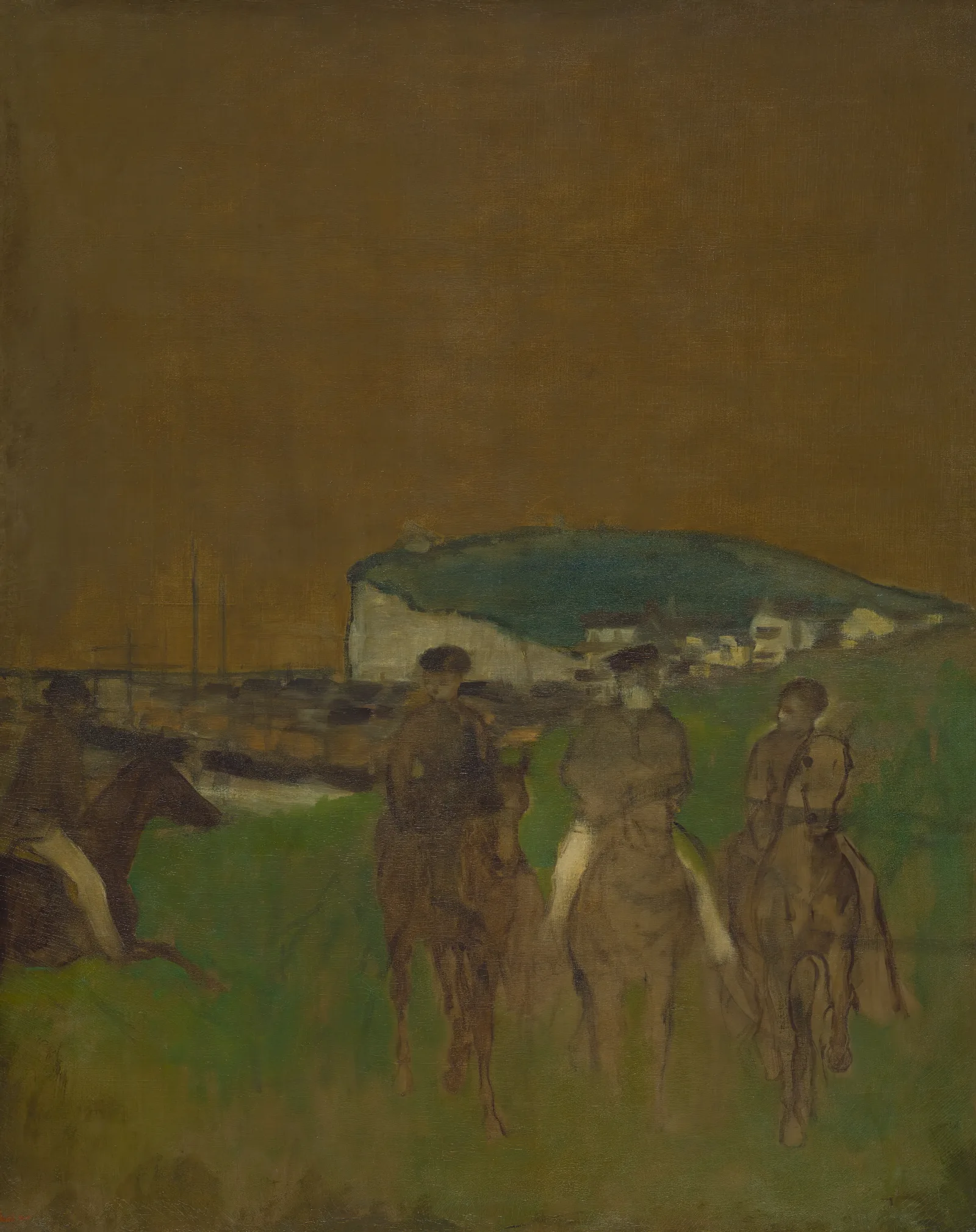 Morning Ride Wall Art by Edgar Degas - Canvas Print