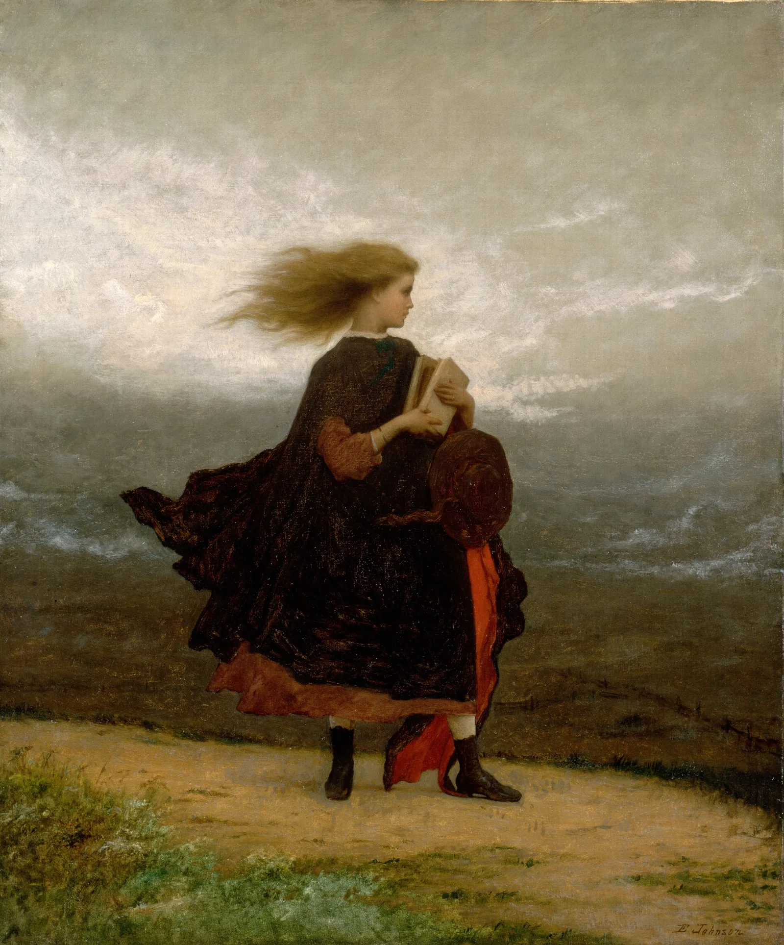 The Girl I Left Behind Me Wall Art by Eastman Johnson - Canvas Print