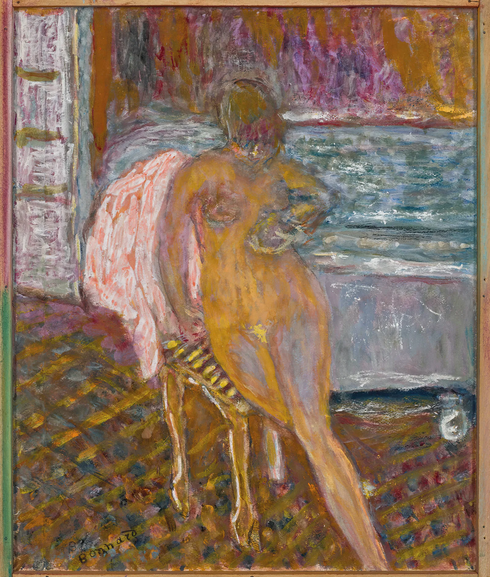 Femme A Sa Toilette 3 Wall Art by Pierre Bonnard - Canvas Print