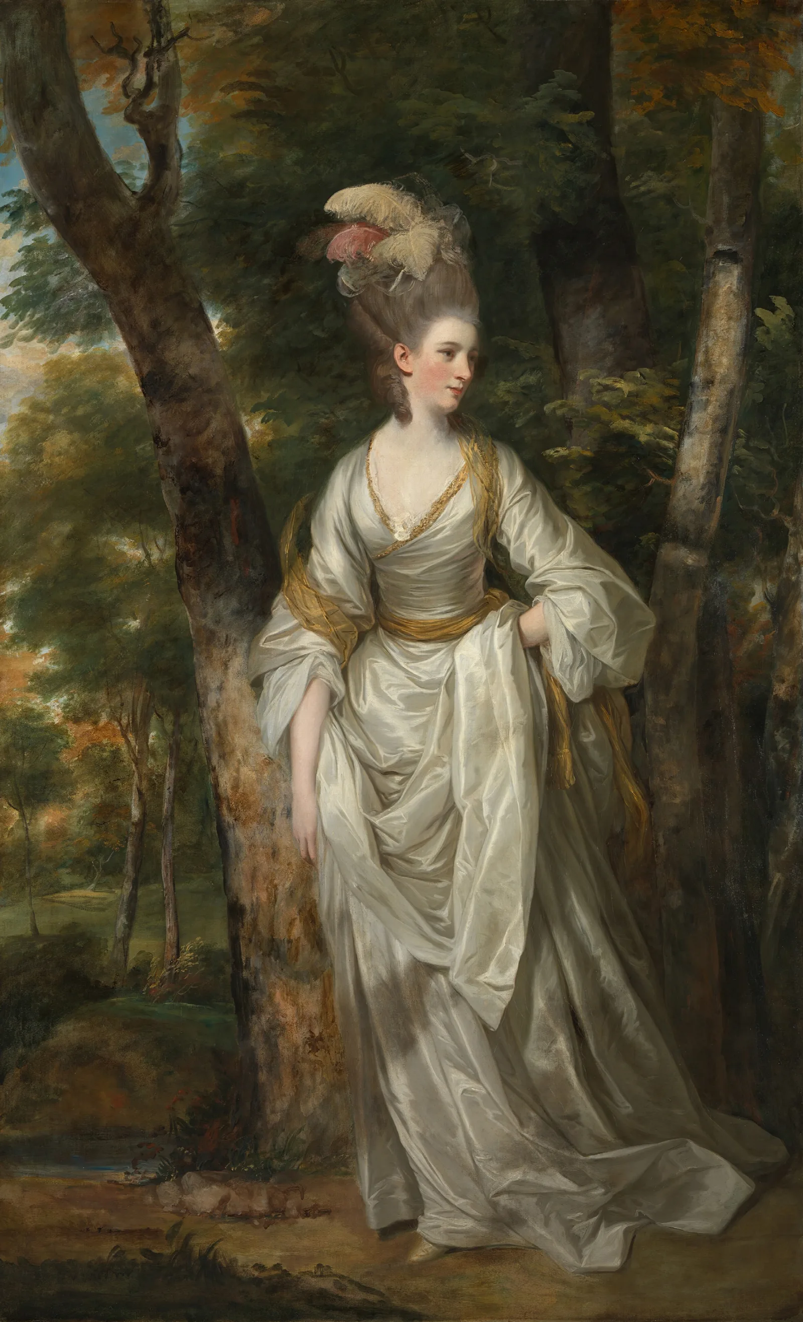 Mrs Elizabeth Carnac Wall Art by Sir Joshua Reynolds - Canvas Print