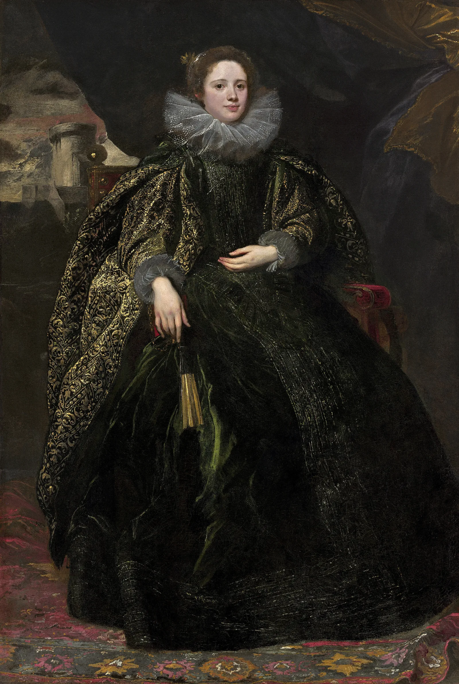 Marchesa Balbi Wall Art by Anthony van Dyck - Canvas Print
