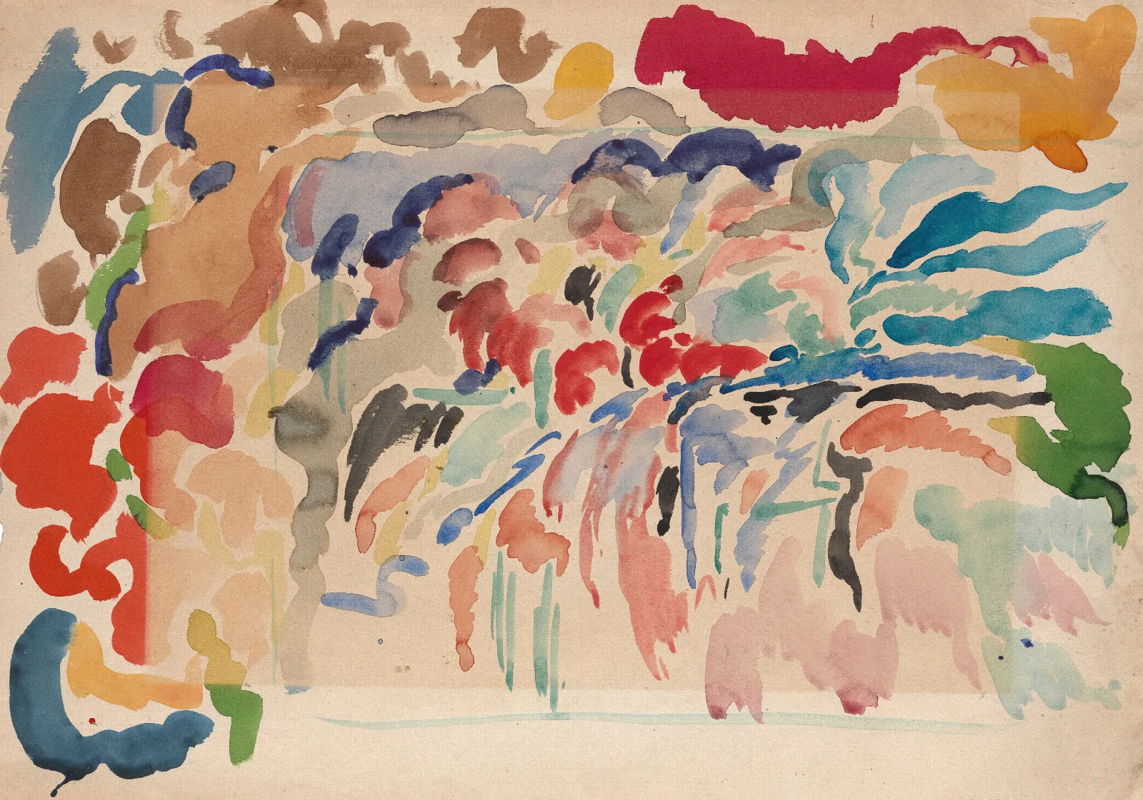 Colour Study Wall Art by Rik Wouters - Canvas Print