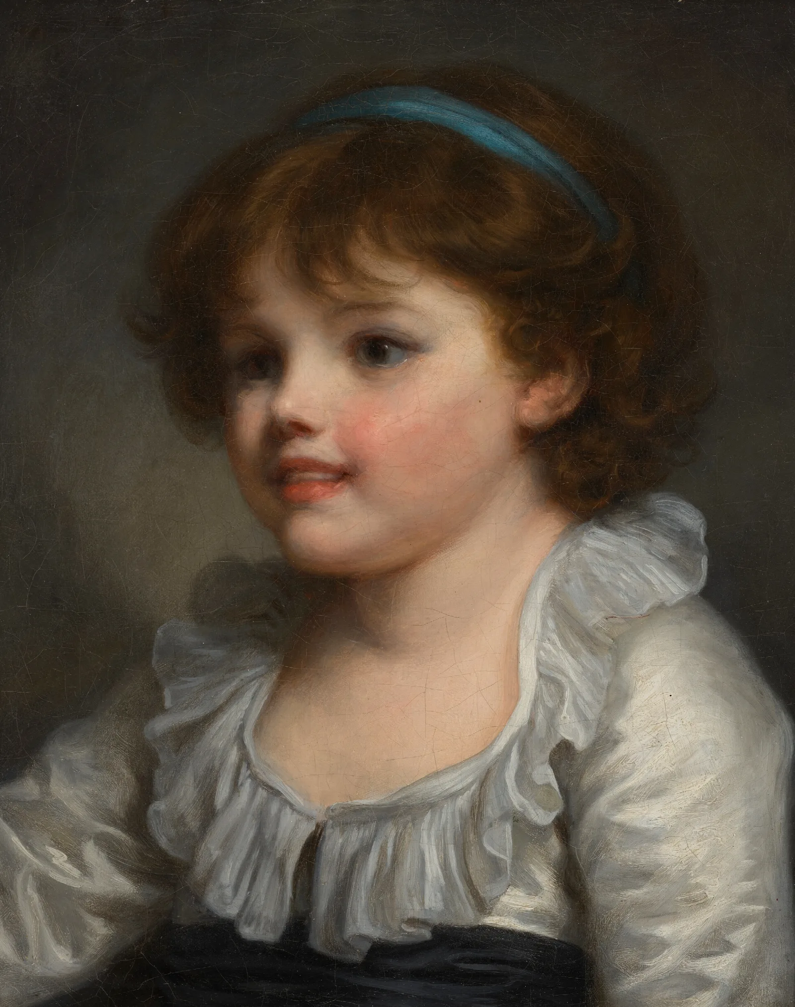 Portrait Of A Girl 75 Wall Art by Jean-Baptiste Greuze - Canvas Print