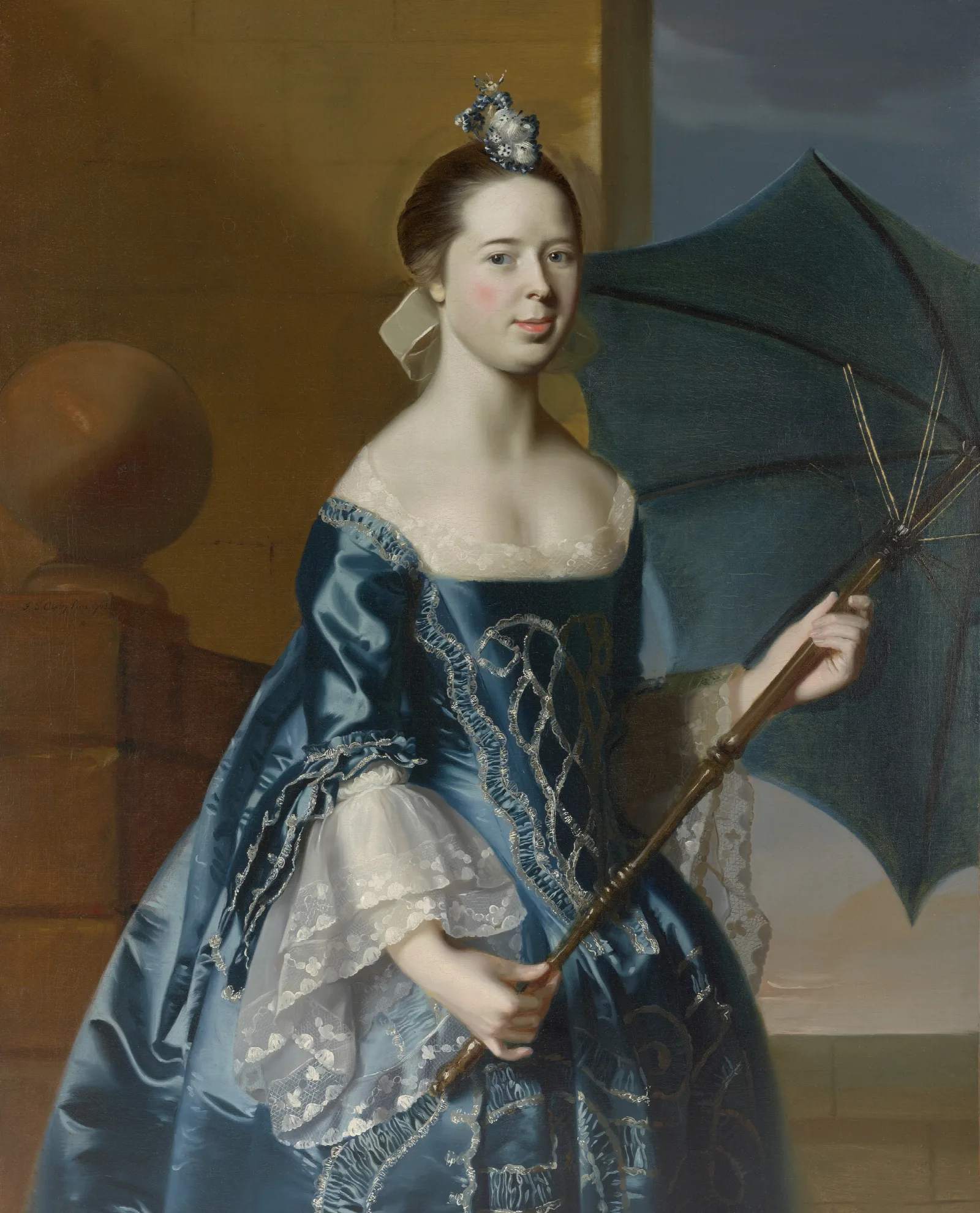 Mrs Benjamin Pickman Mary Toppan Wall Art by John Singleton Copley - Canvas Print