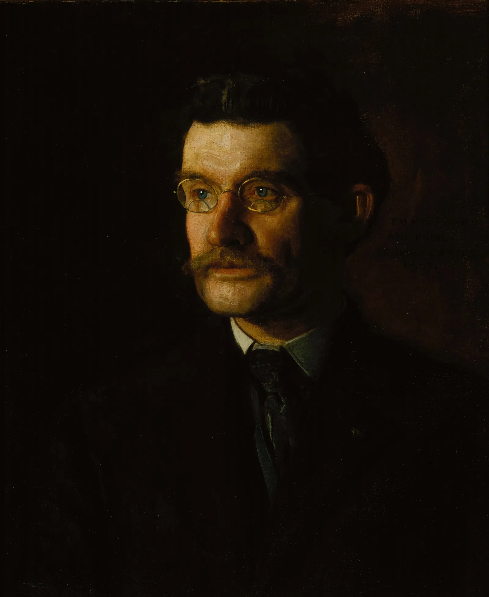 Portrait Of Thomas J Eagan Wall Art by Thomas Eakins - Canvas Print
