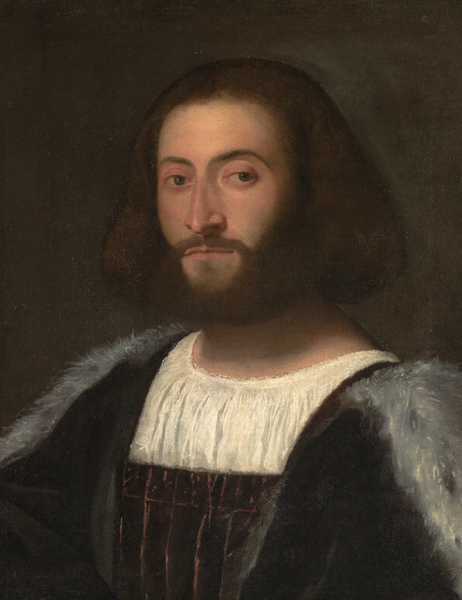 Portrait Of A Man 170 Wall Art by Titian - Canvas Print