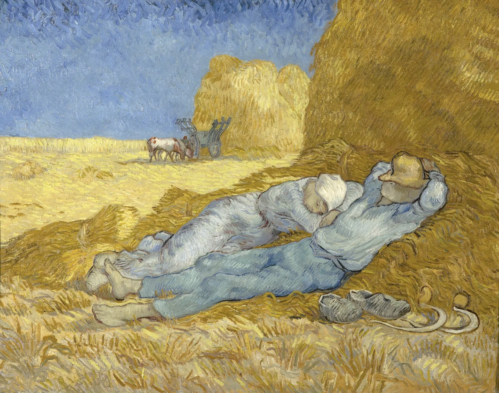 The Siesta After Millet Wall Art by Vincent van Gogh - Canvas Print