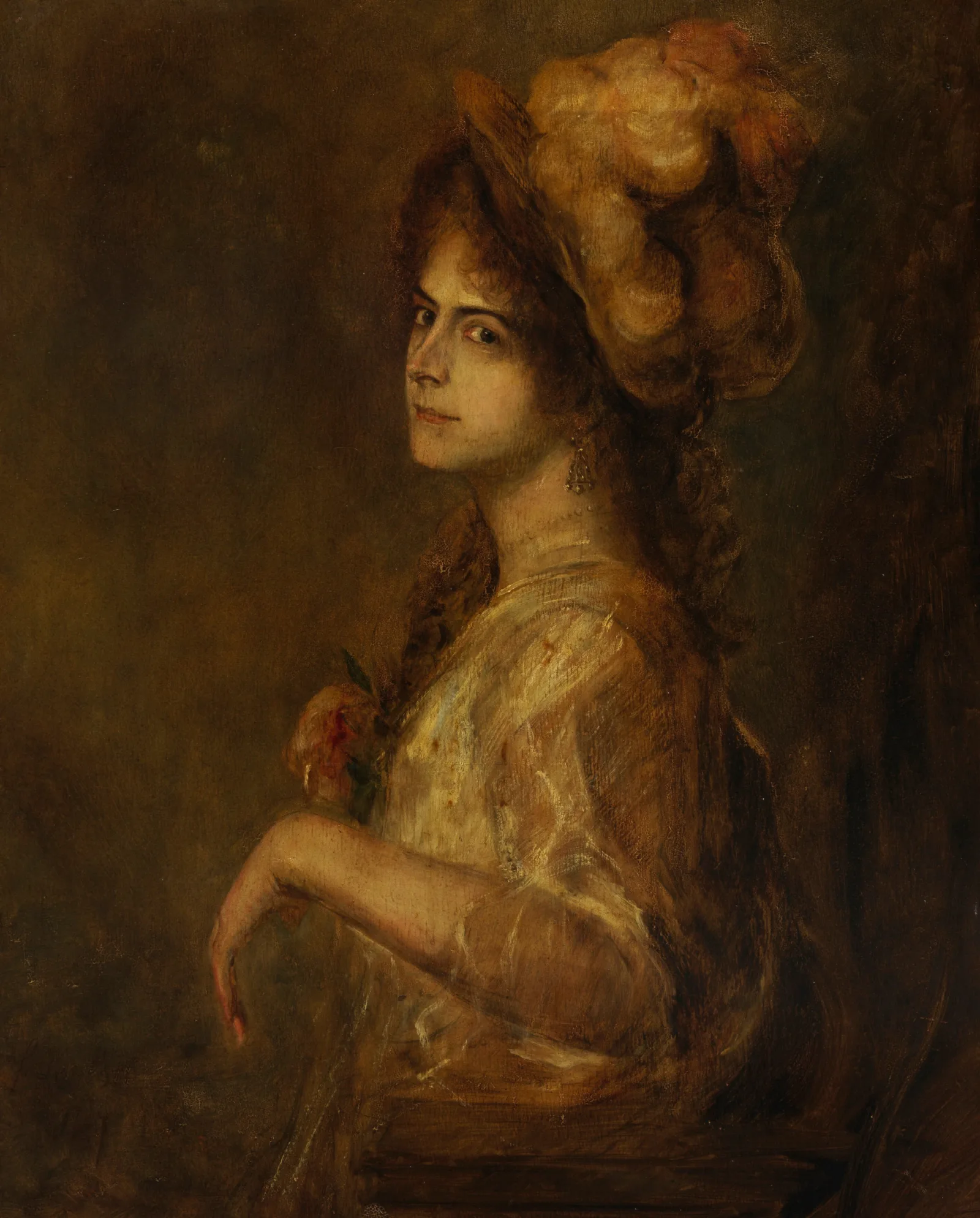 Marion Franchetti Wall Art by Franz von Lenbach - Canvas Print