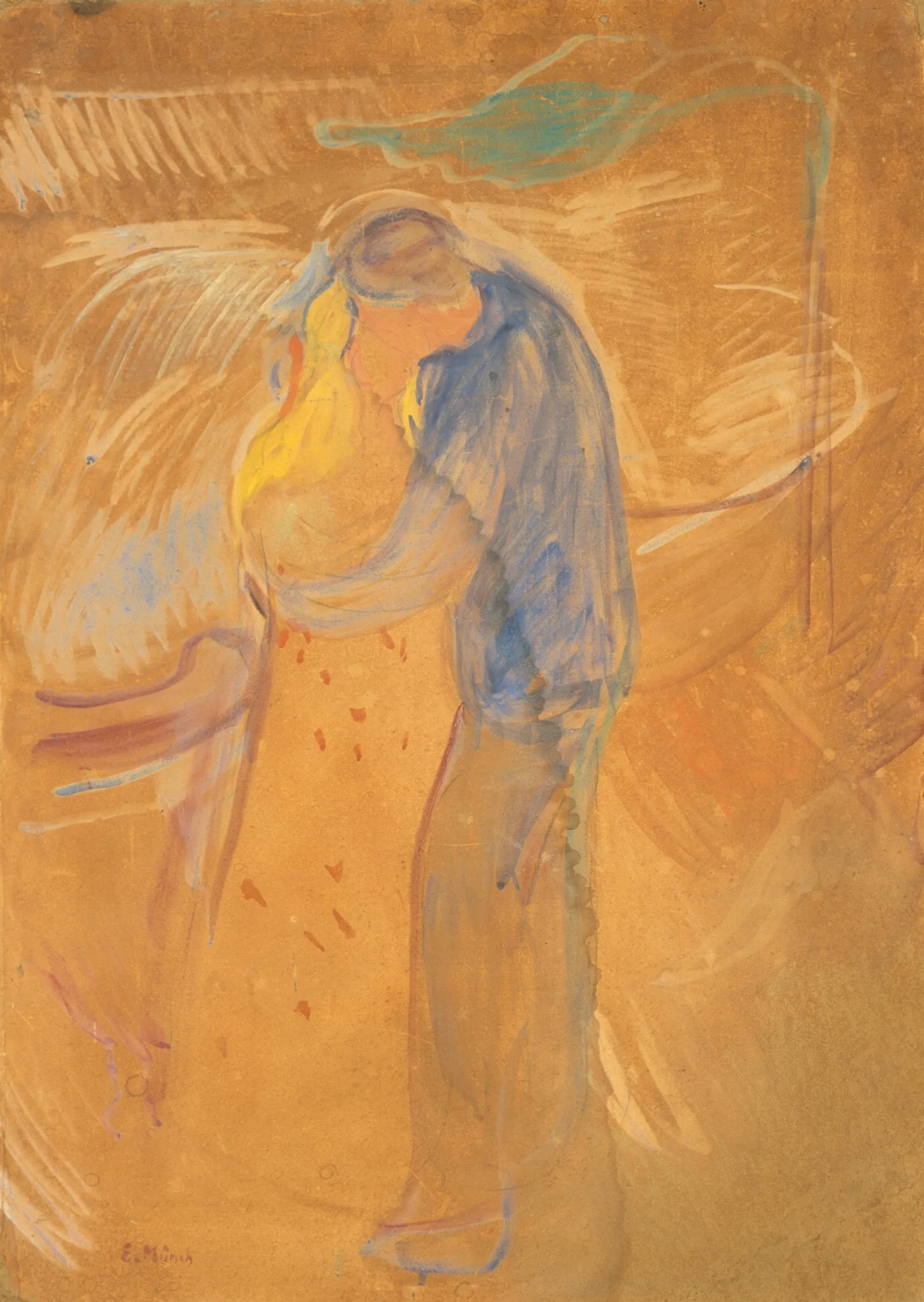 Kiss Wall Art by Edvard Munch - Canvas Print