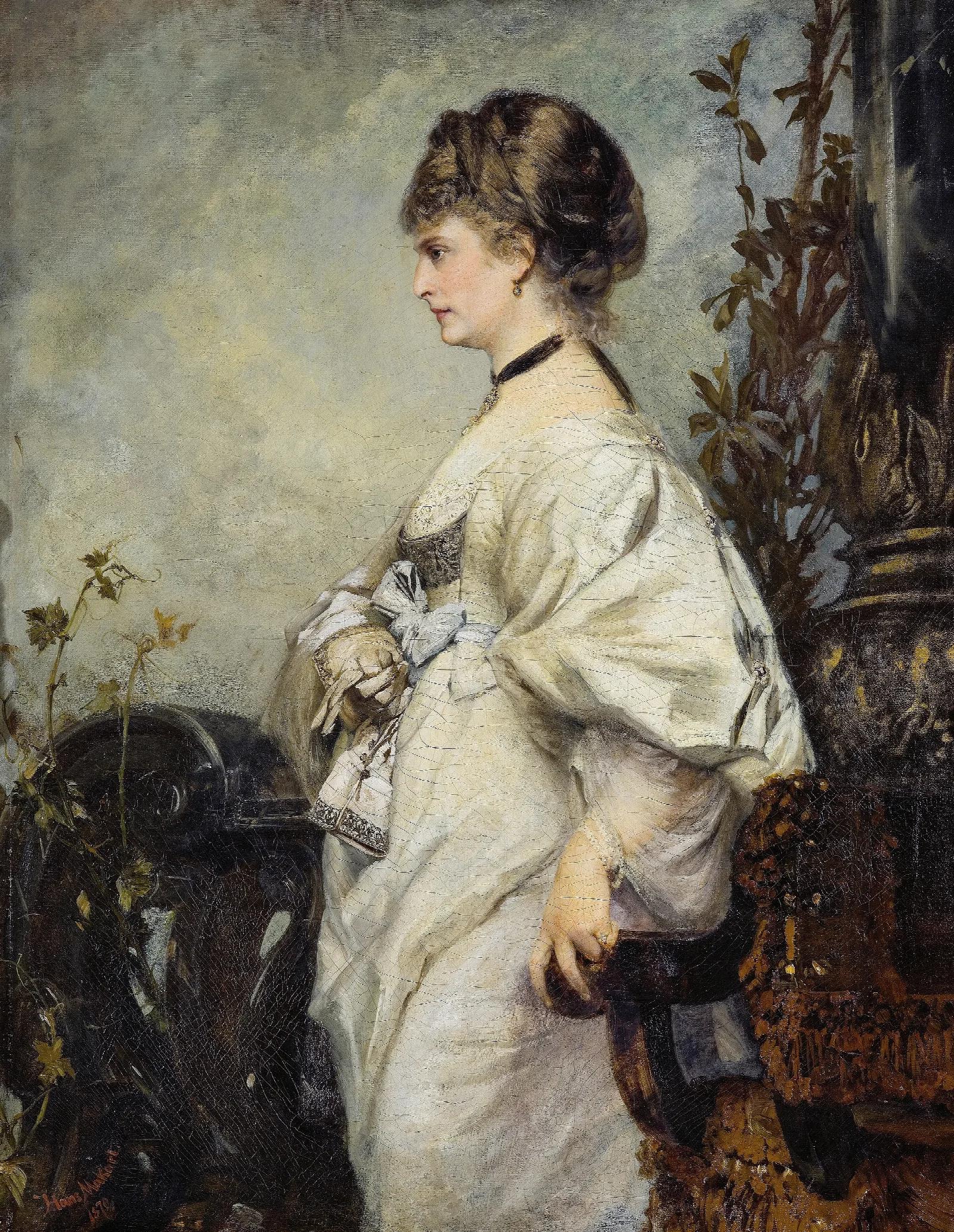 Magdalena Plach Wall Art by Hans Makart - Canvas Print