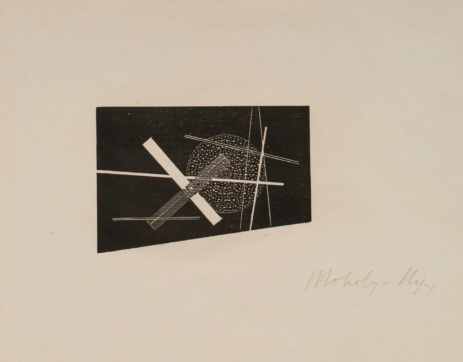 Composition 48 Wall Art by László Moholy-Nagy - Canvas Print