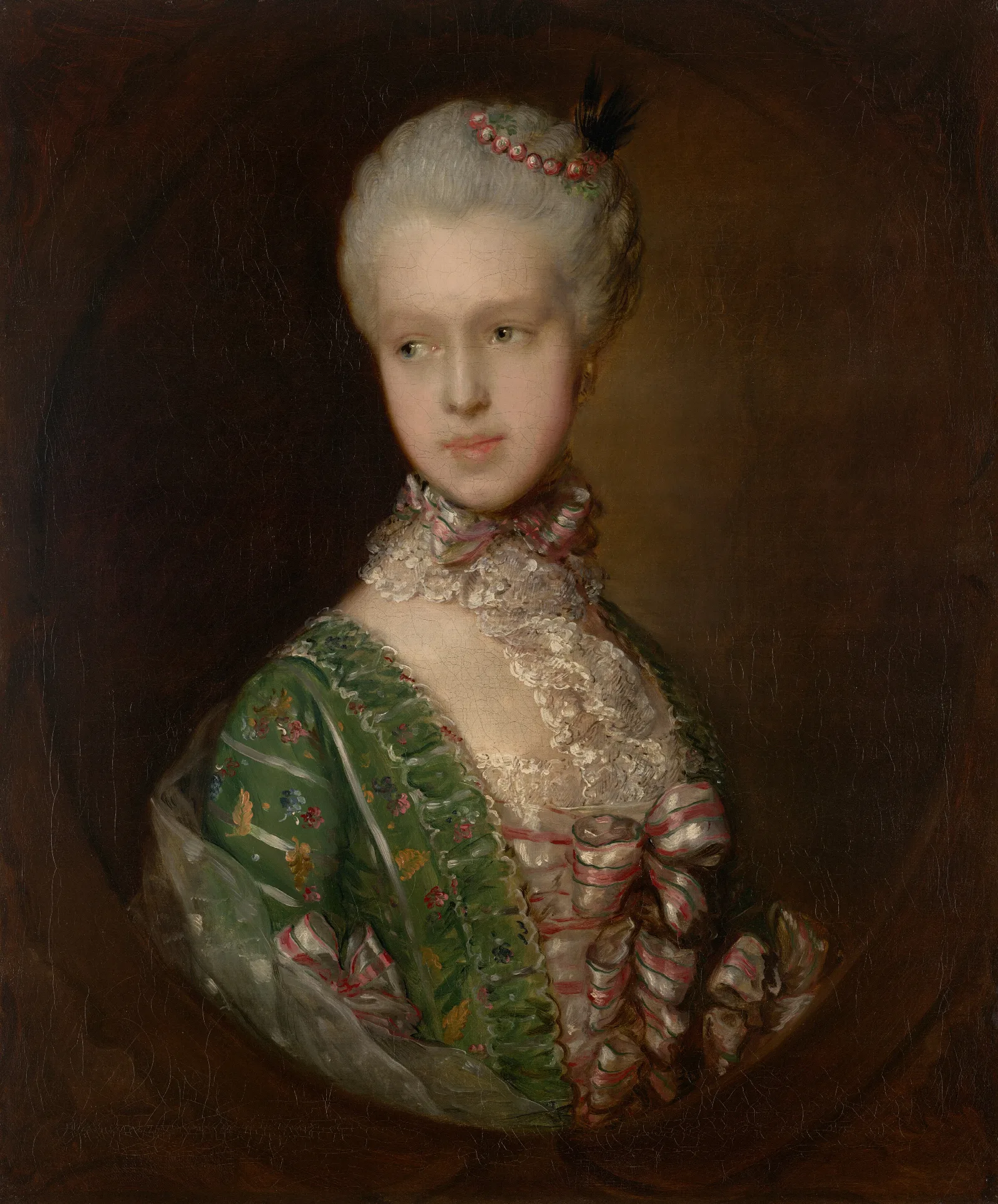 Elizabeth Wrottesley Later Duchess Of Grafton Wall Art by Thomas Gainsborough - Canvas Print