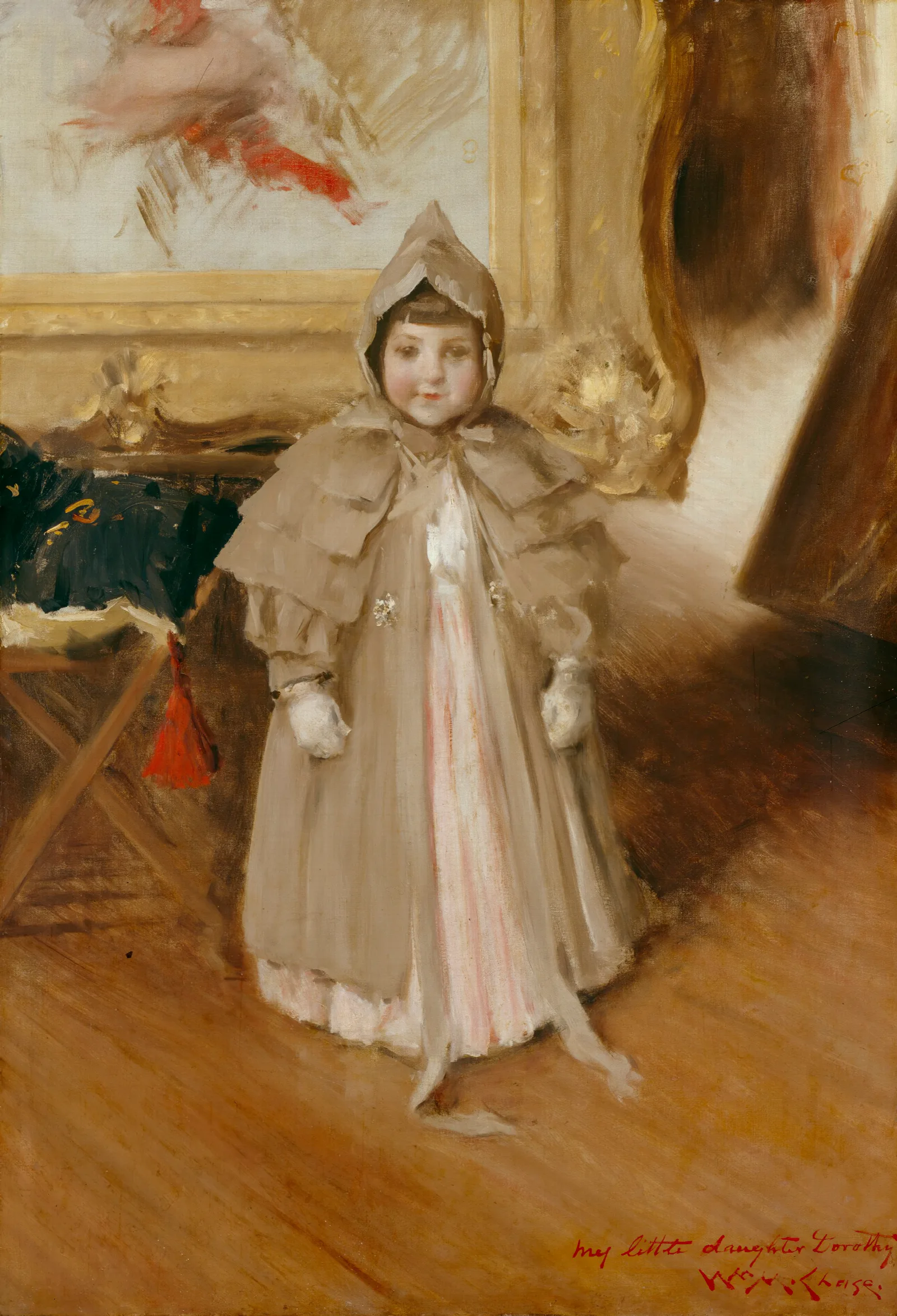 My Little Daughter Dorothy Wall Art by William Merritt Chase - Canvas Print