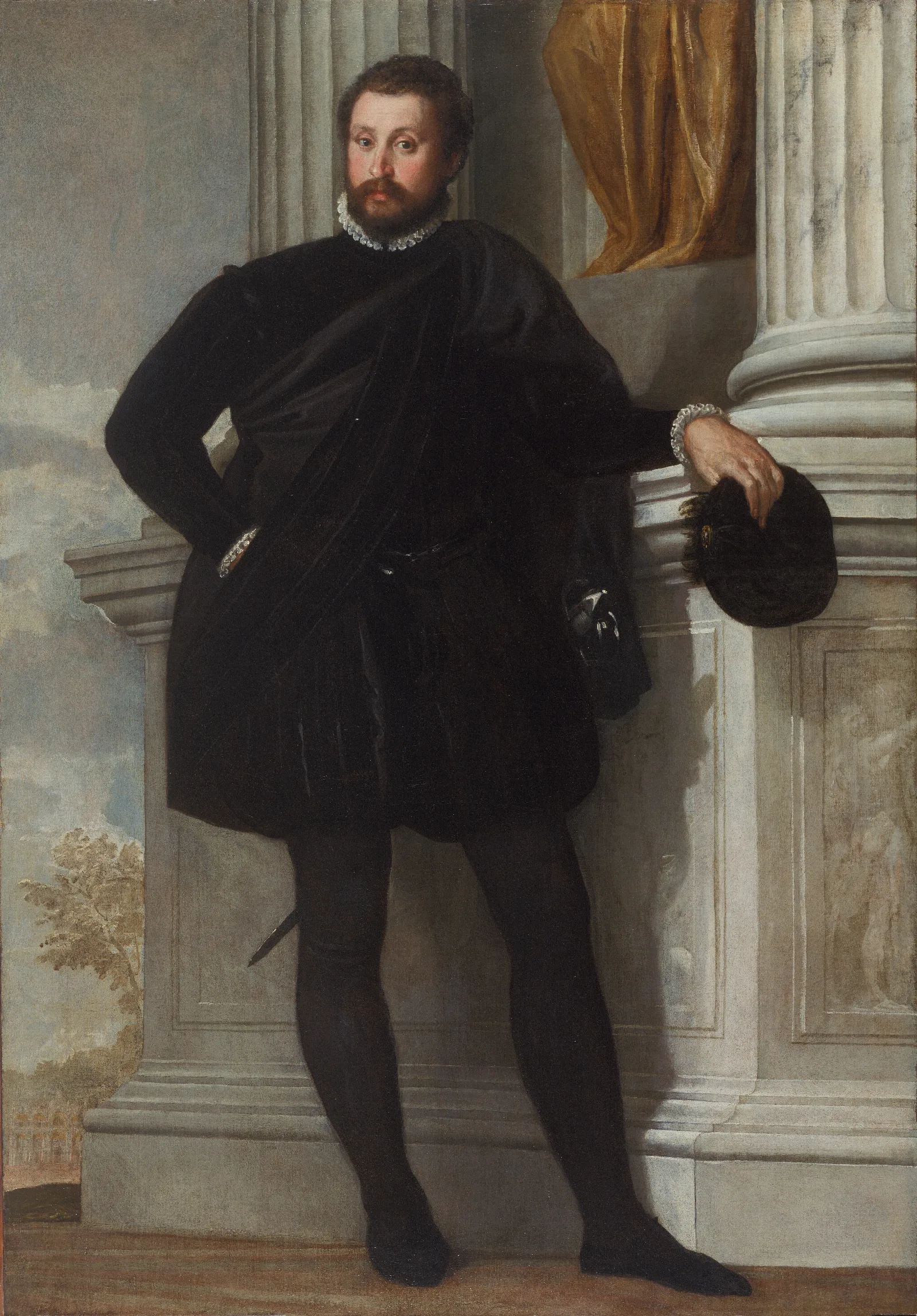Portrait Of A Man 2 5 Wall Art by Paolo Veronese - Canvas Print