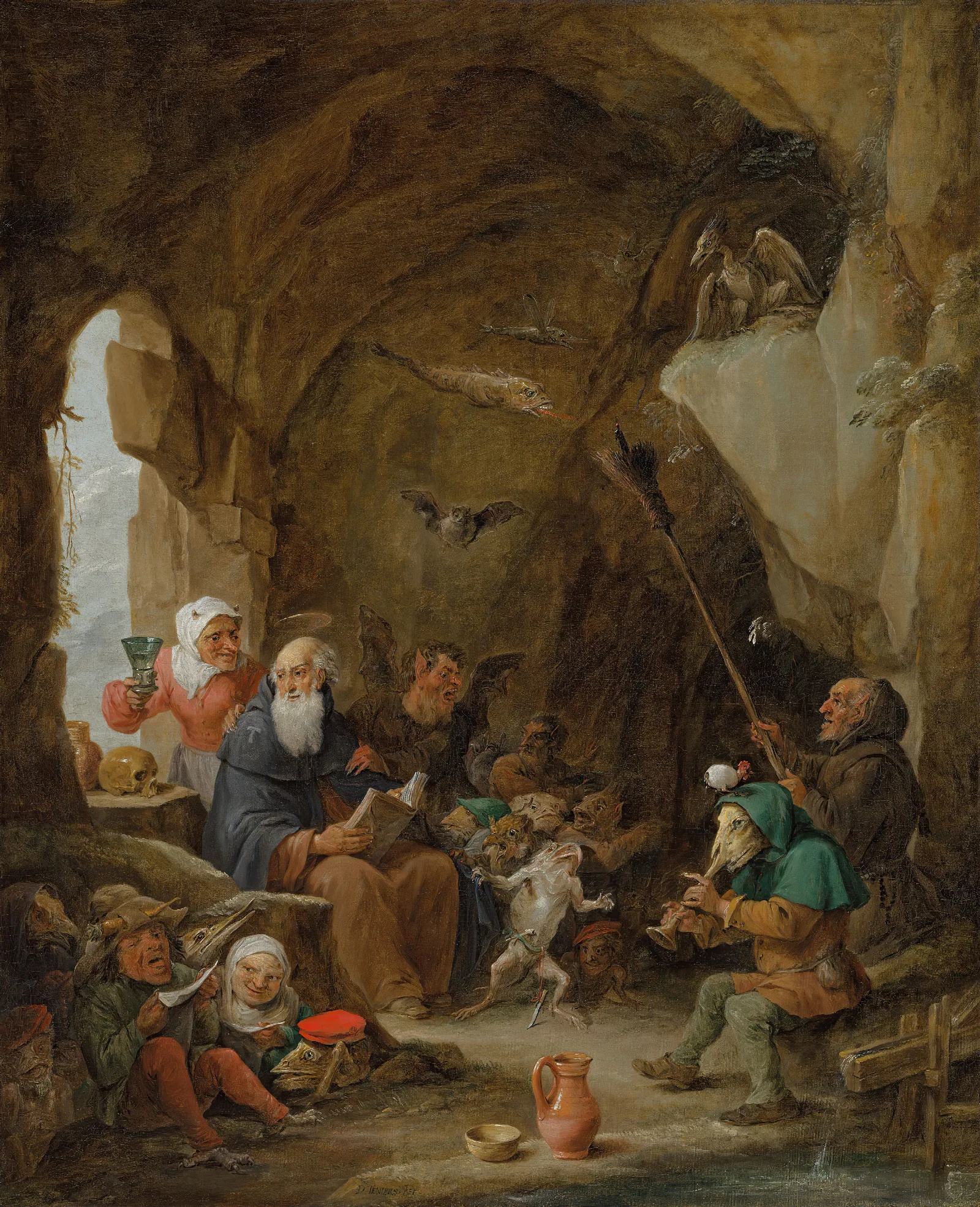 The Temptation Of Saint Anthony 12 Wall Art by David Teniers The Younger - Canvas Print
