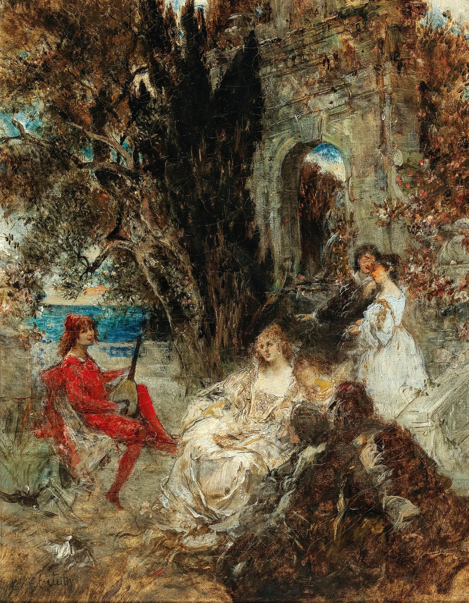 Serenade 8 Wall Art by Eduard Veith - Canvas Print
