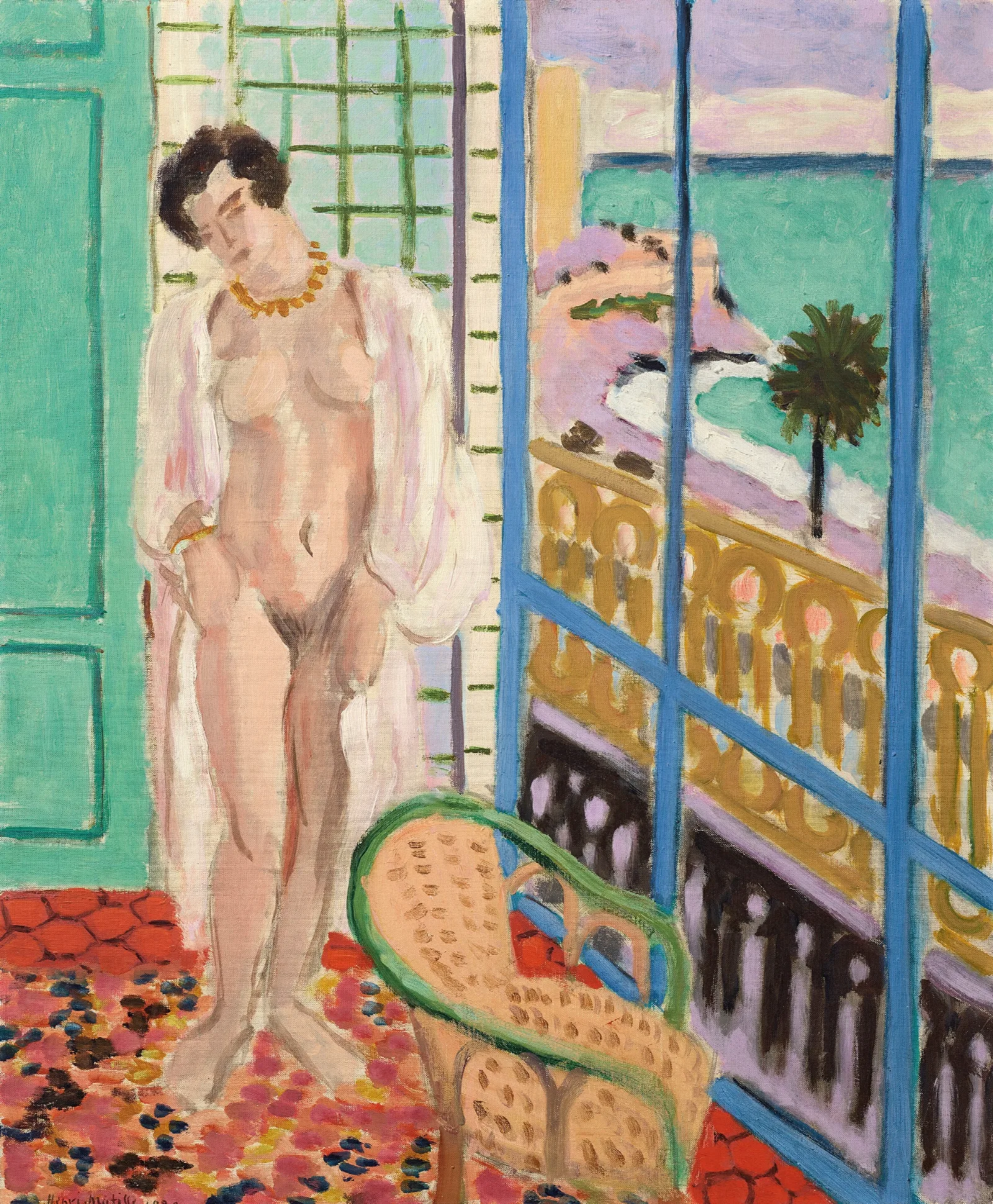 Nu A La Fenetre Wall Art by Henri Matisse - Canvas Print