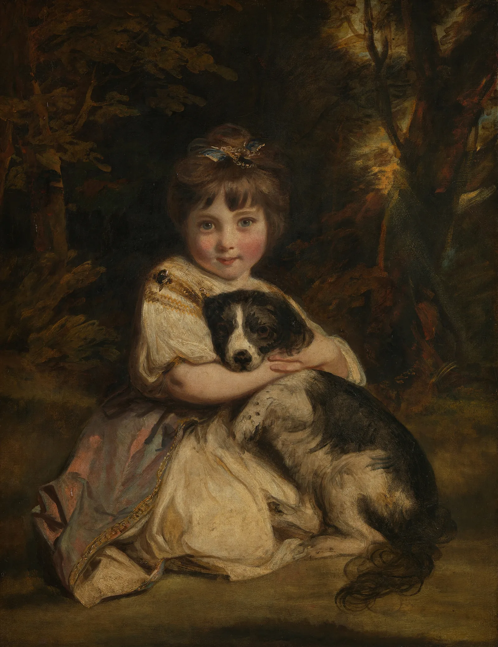 Miss Jane Bowles Wall Art by Sir Joshua Reynolds - Canvas Print