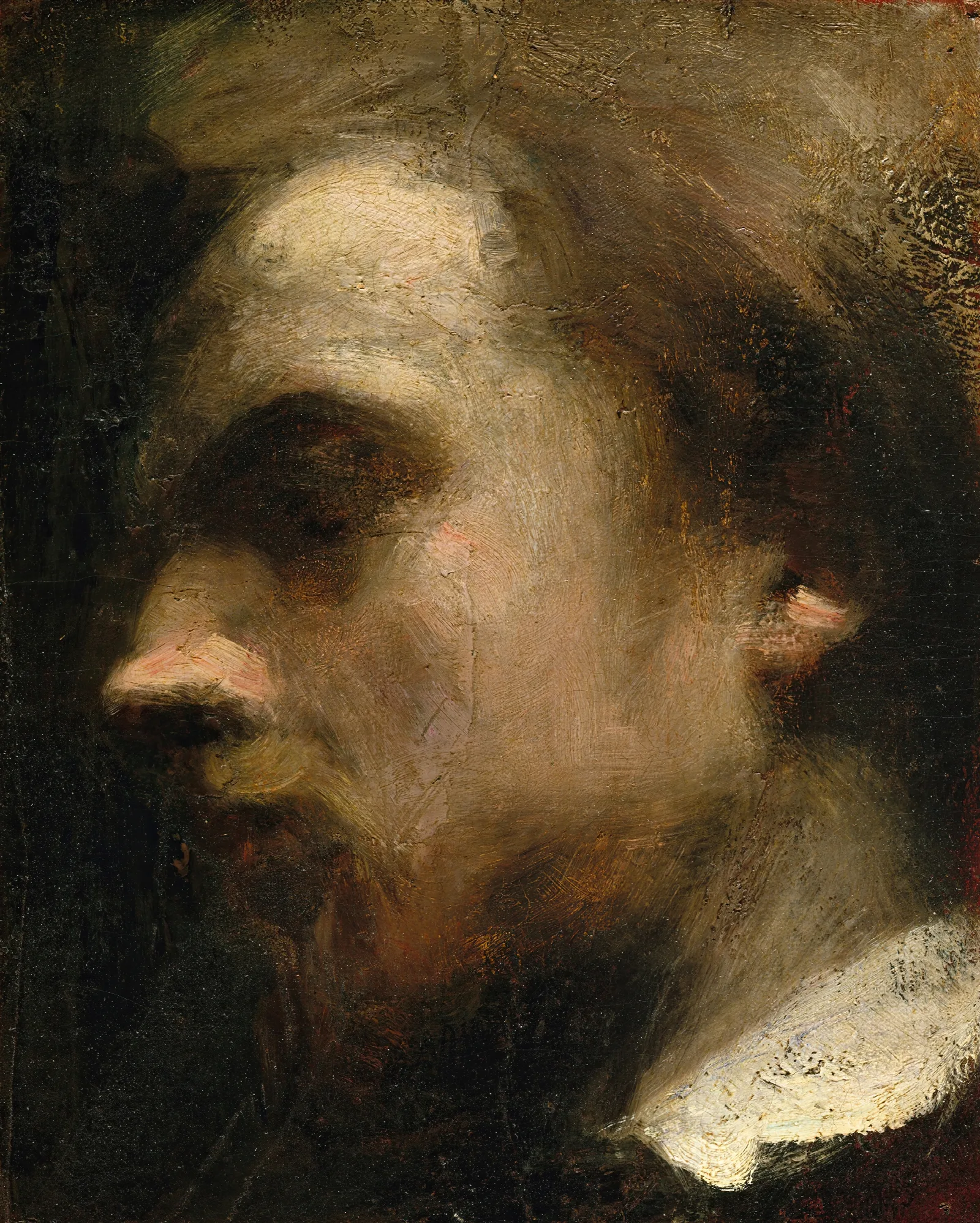 Self Portrait 229 Wall Art by Henri Fantin-Latour - Canvas Print