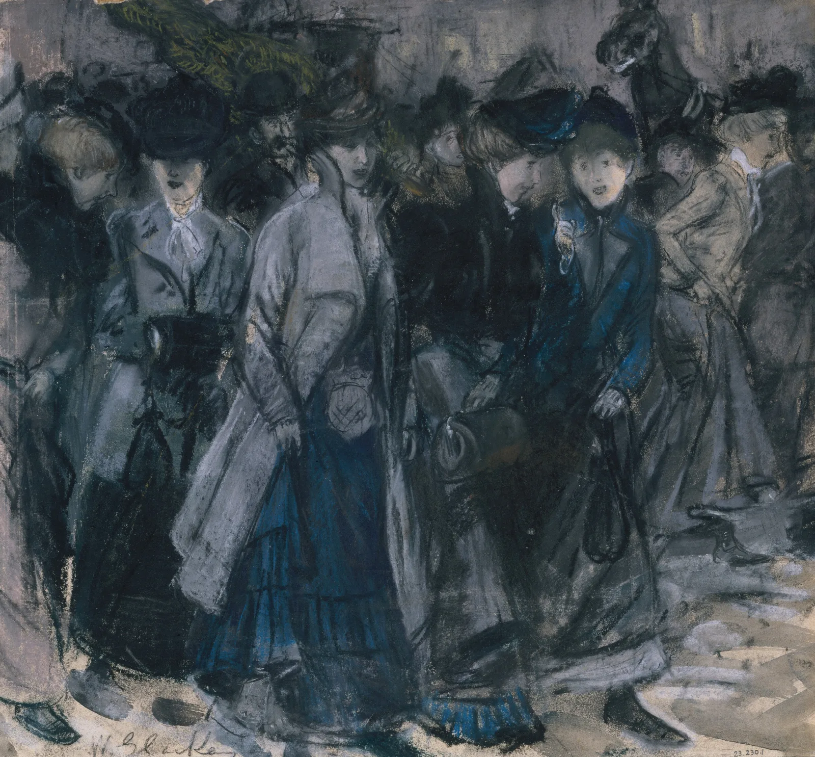 Shop Girls Wall Art by William James Glackens - Canvas Print