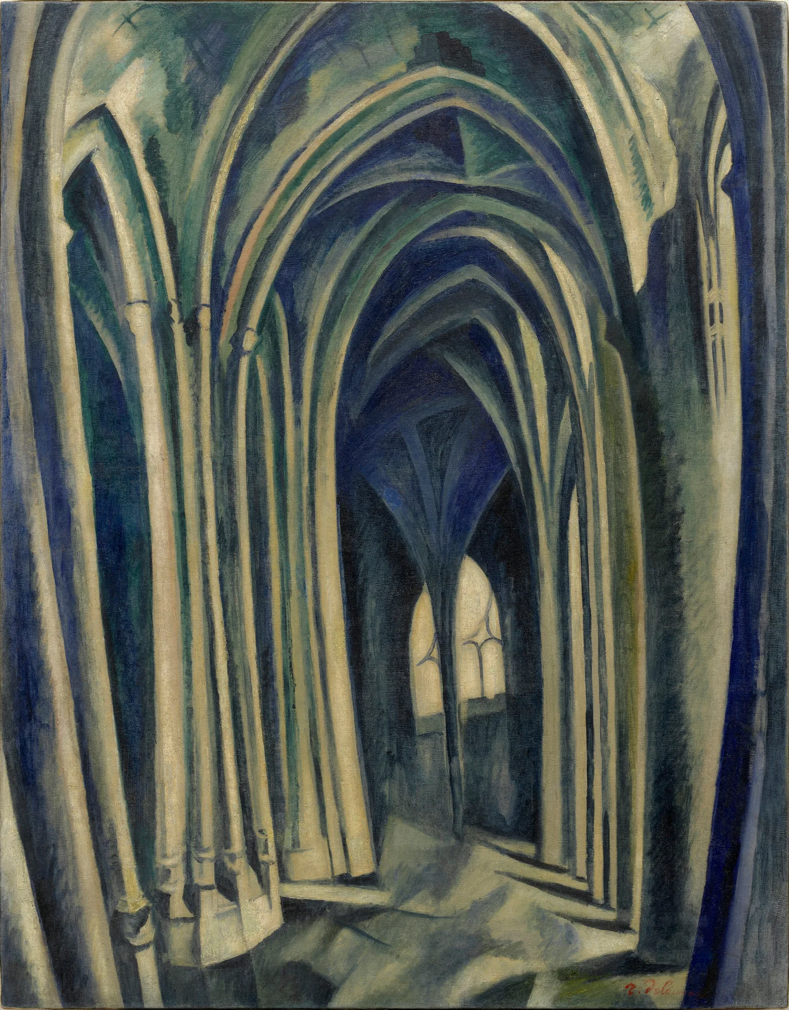 Saint Severin No 3 Wall Art by Robert Delaunay - Canvas Print