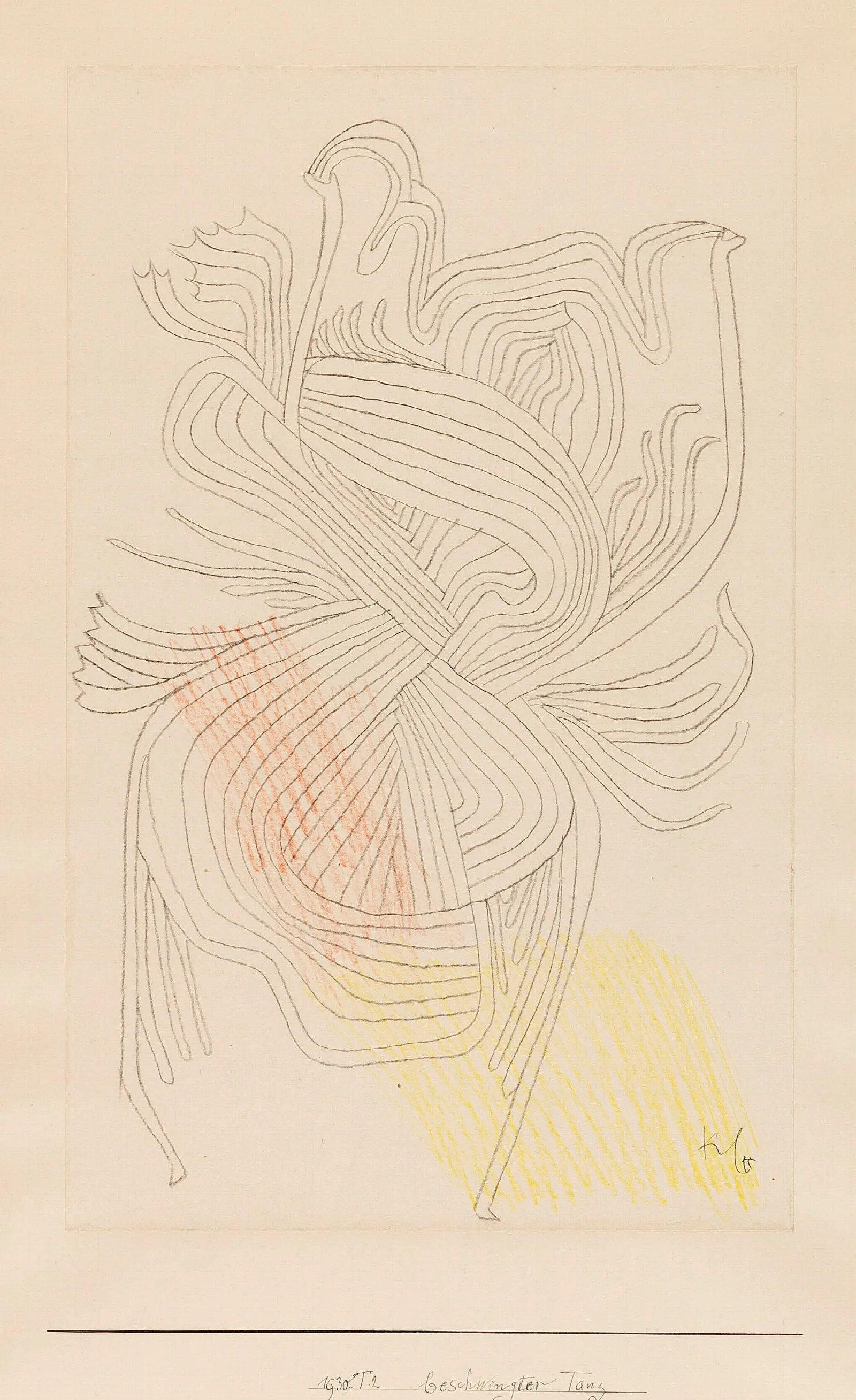 Beschwingter Tanz Wall Art by Paul Klee - Canvas Print
