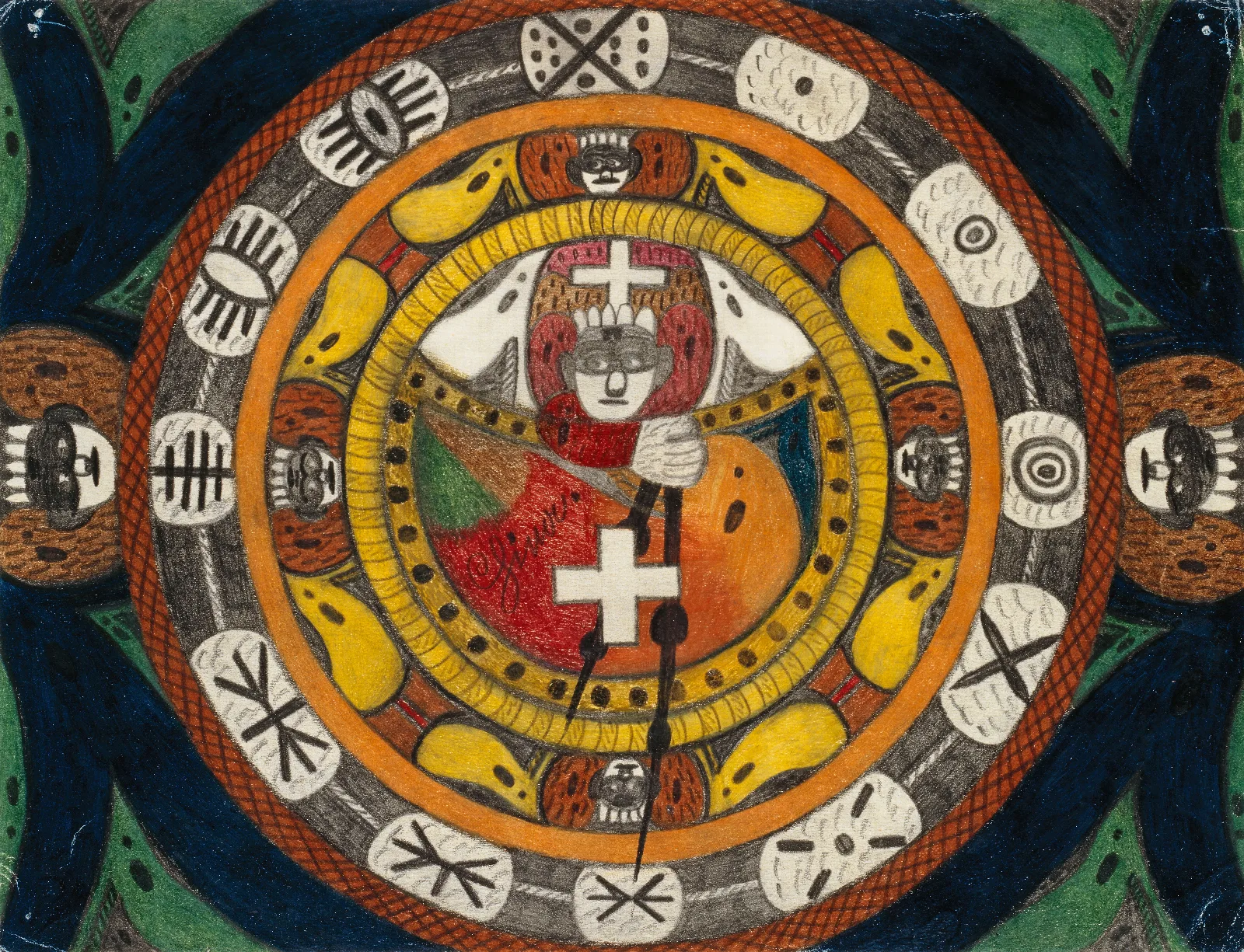 China Wall Art by Adolf Wölfli - Canvas Print