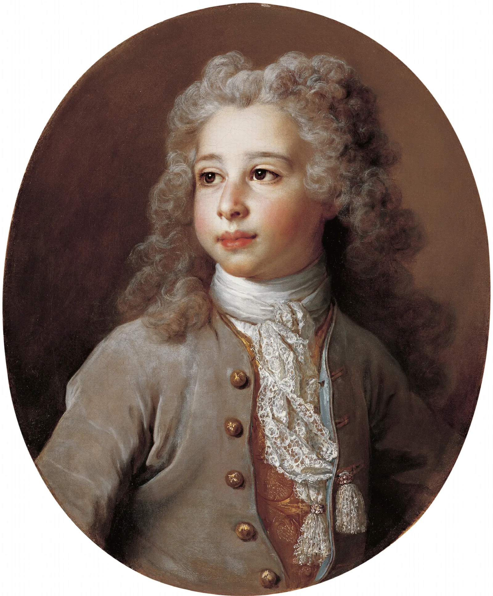 Portrait Of Francois Emmanuel Pommyer 1703 1779 Wall Art by Nicolas de Largillière - Canvas Print