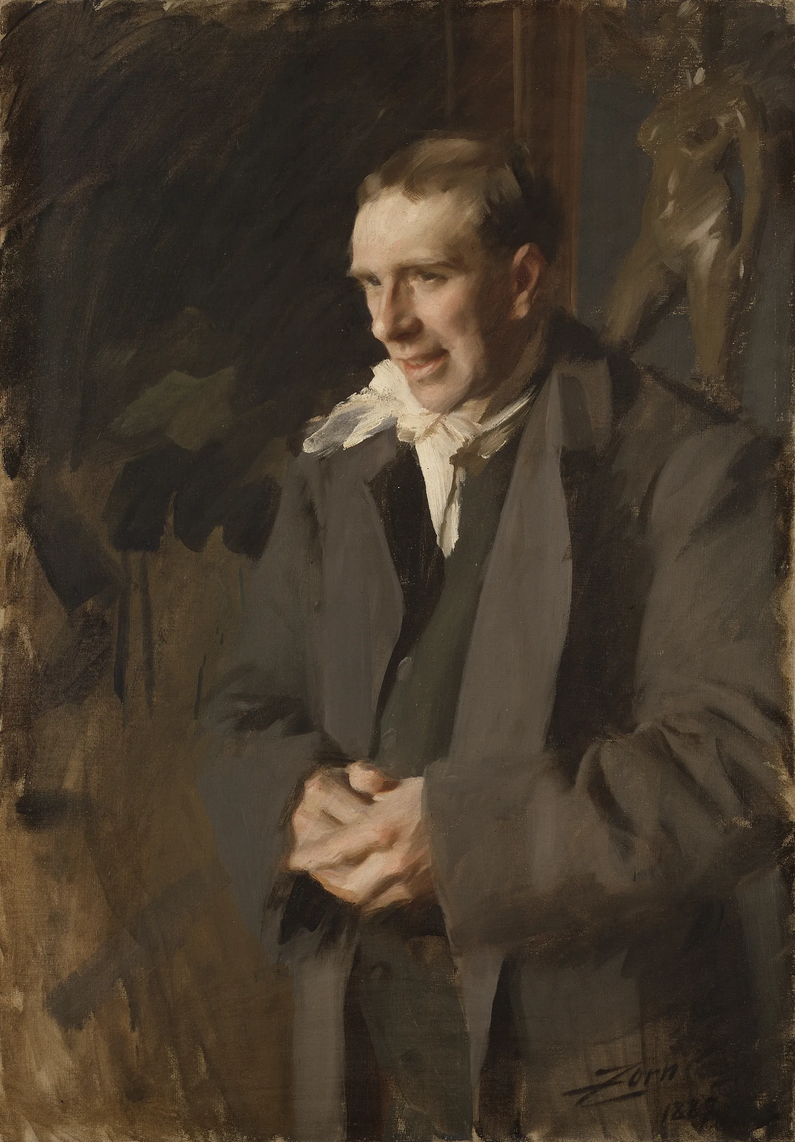 Coquelin Cadet Wall Art by Anders Zorn - Canvas Print