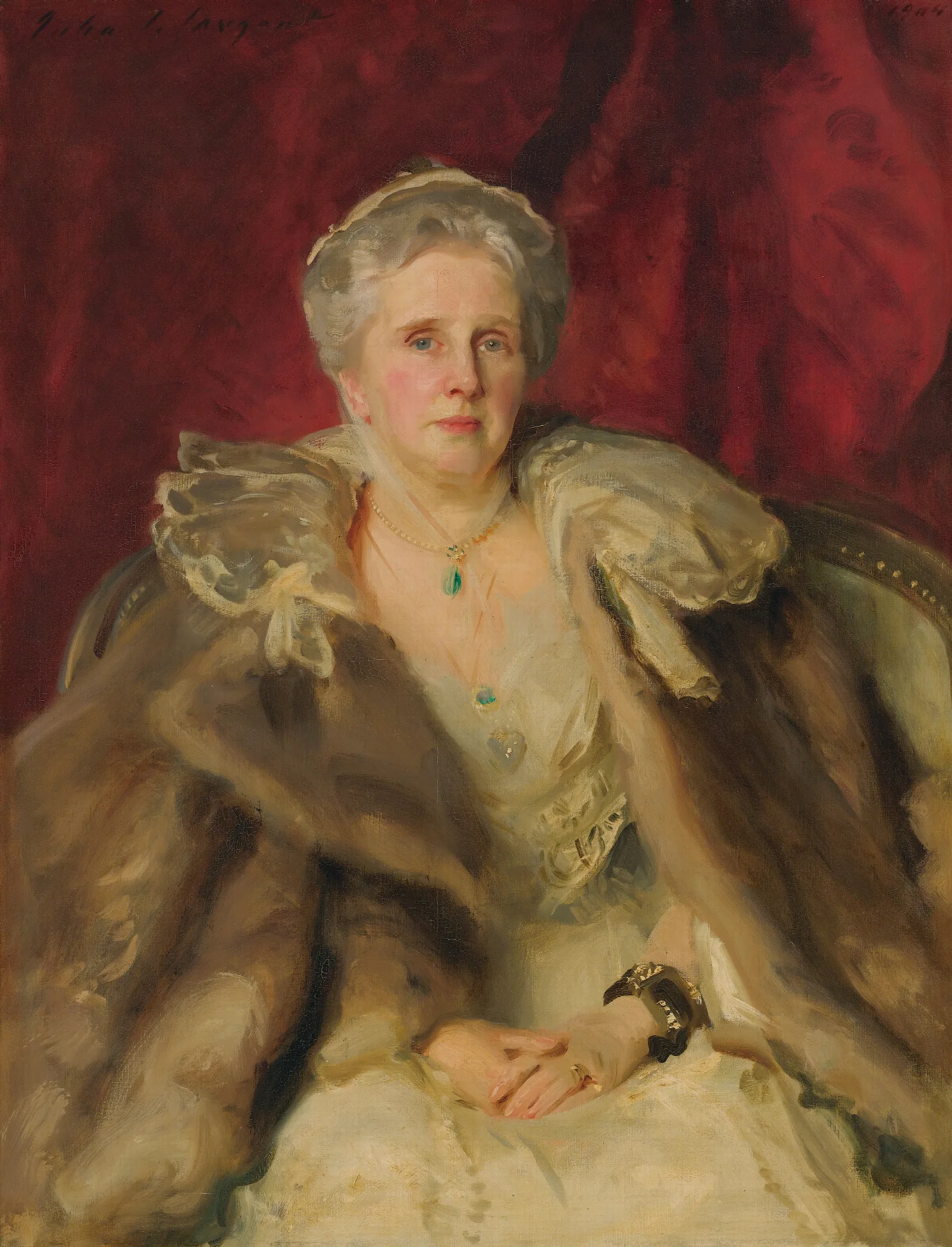 Mrs Hugh Smith Wall Art by John Singer Sargent - Canvas Print