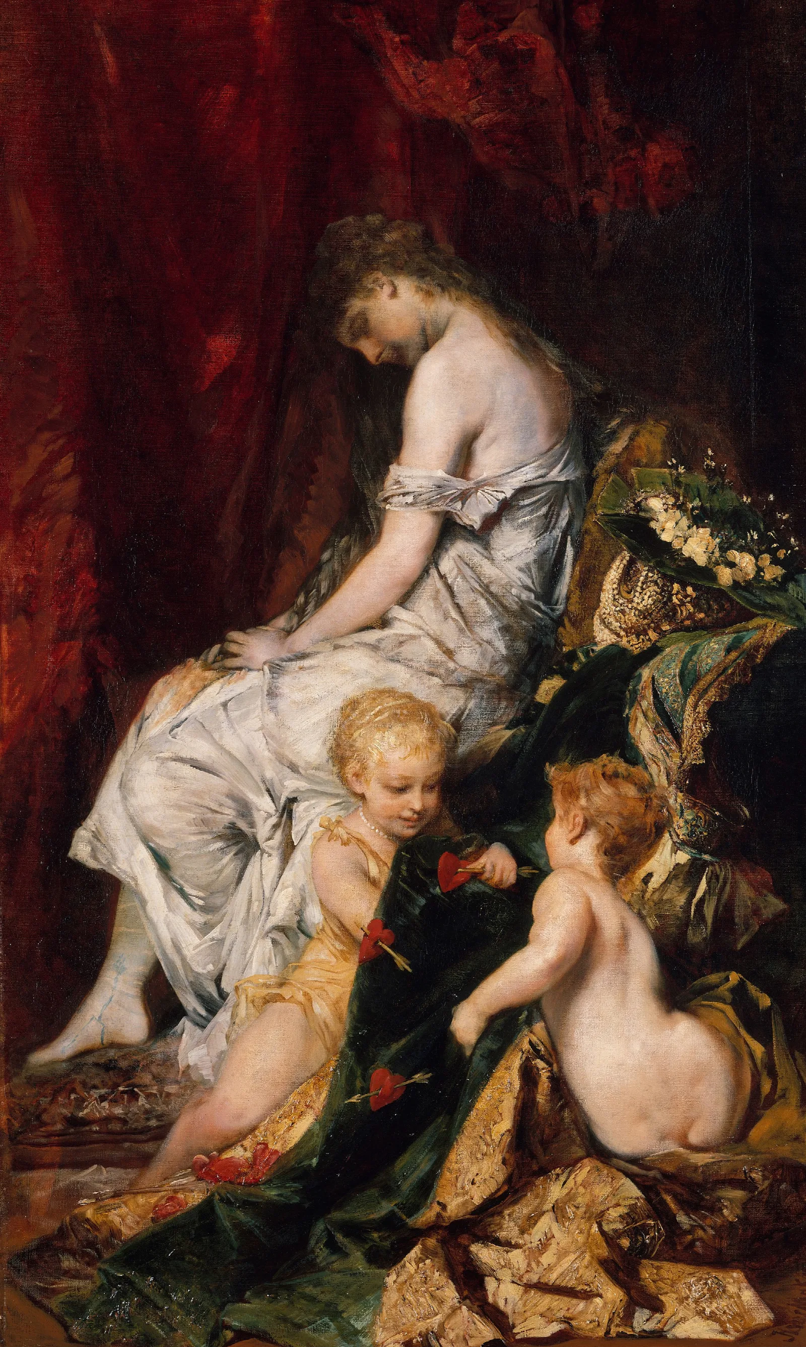 The Dream After The Ball Wall Art by Hans Makart - Canvas Print