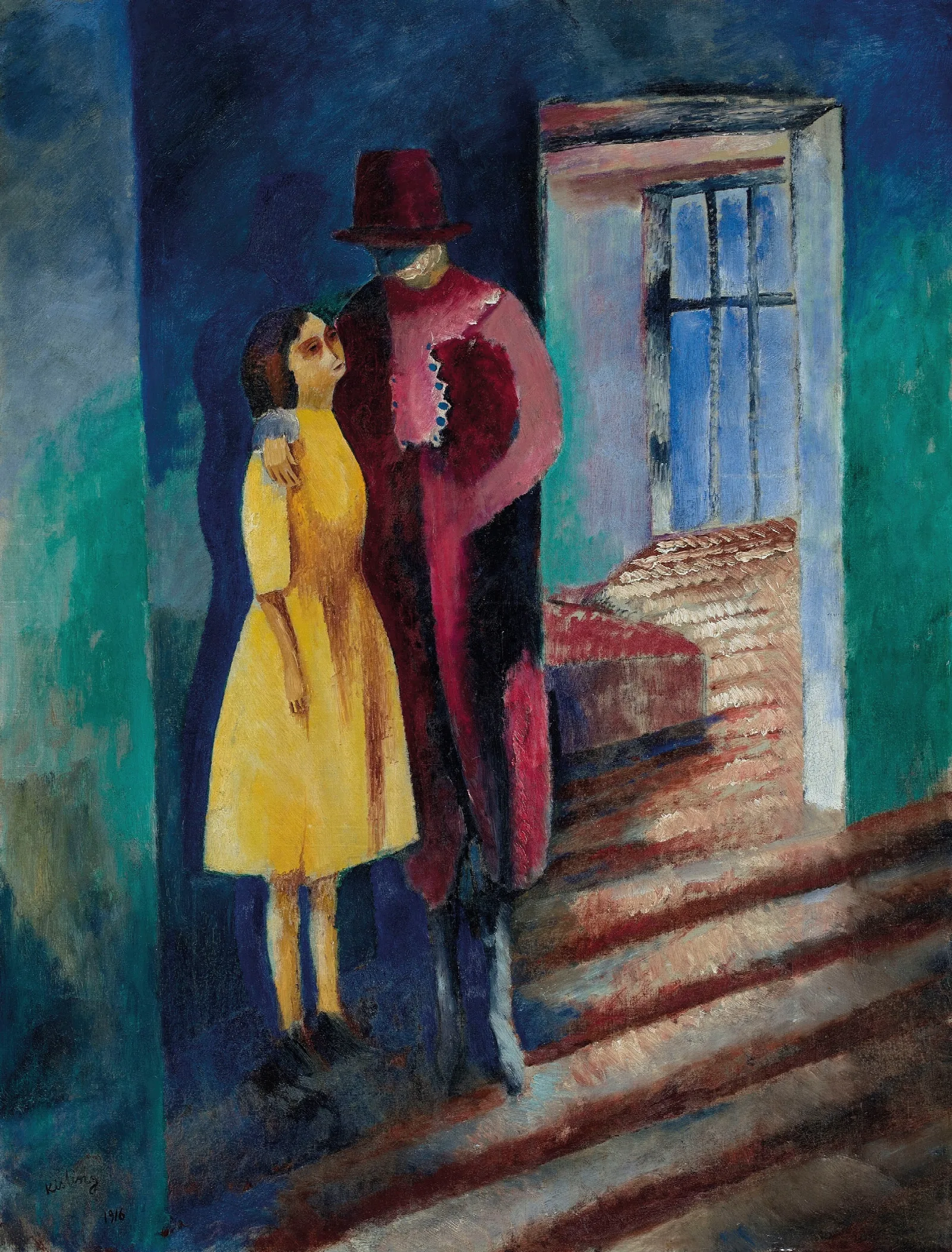 La Mere Et La Fille Wall Art by Moïse Kisling - Canvas Print