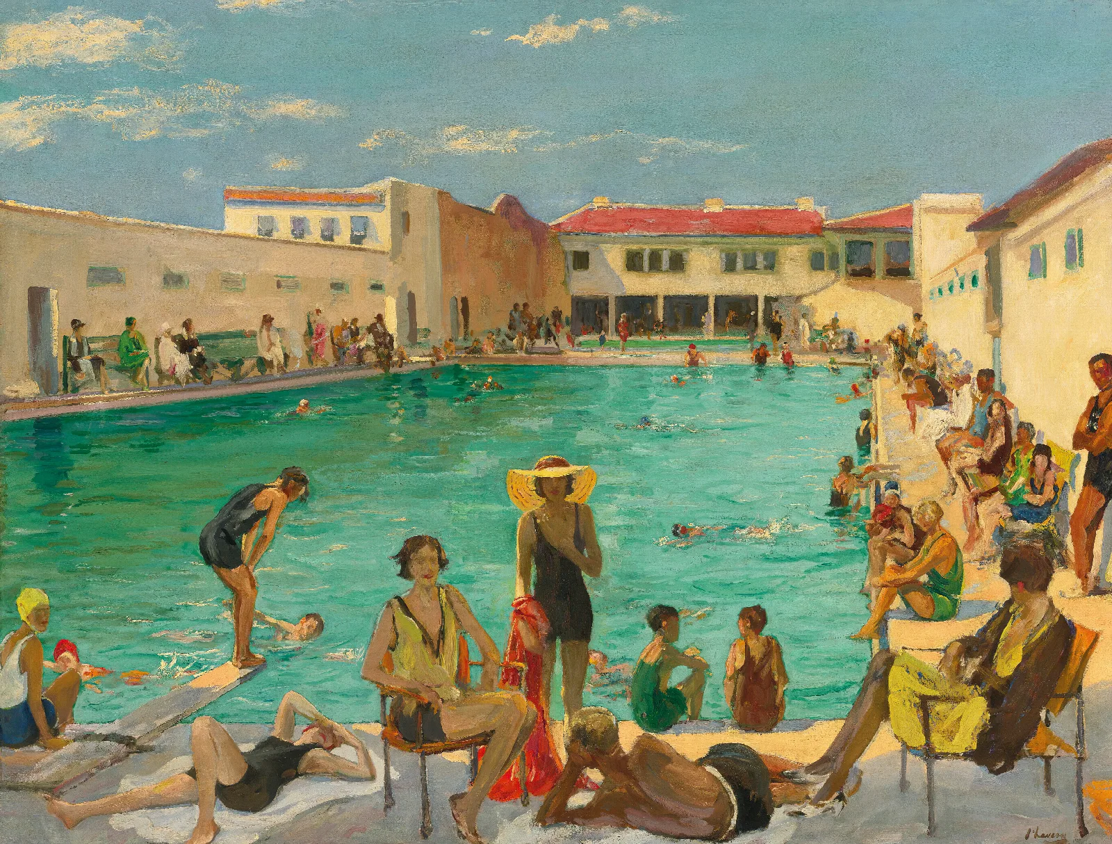 Winter In Florida Wall Art by Sir John Lavery - Canvas Print