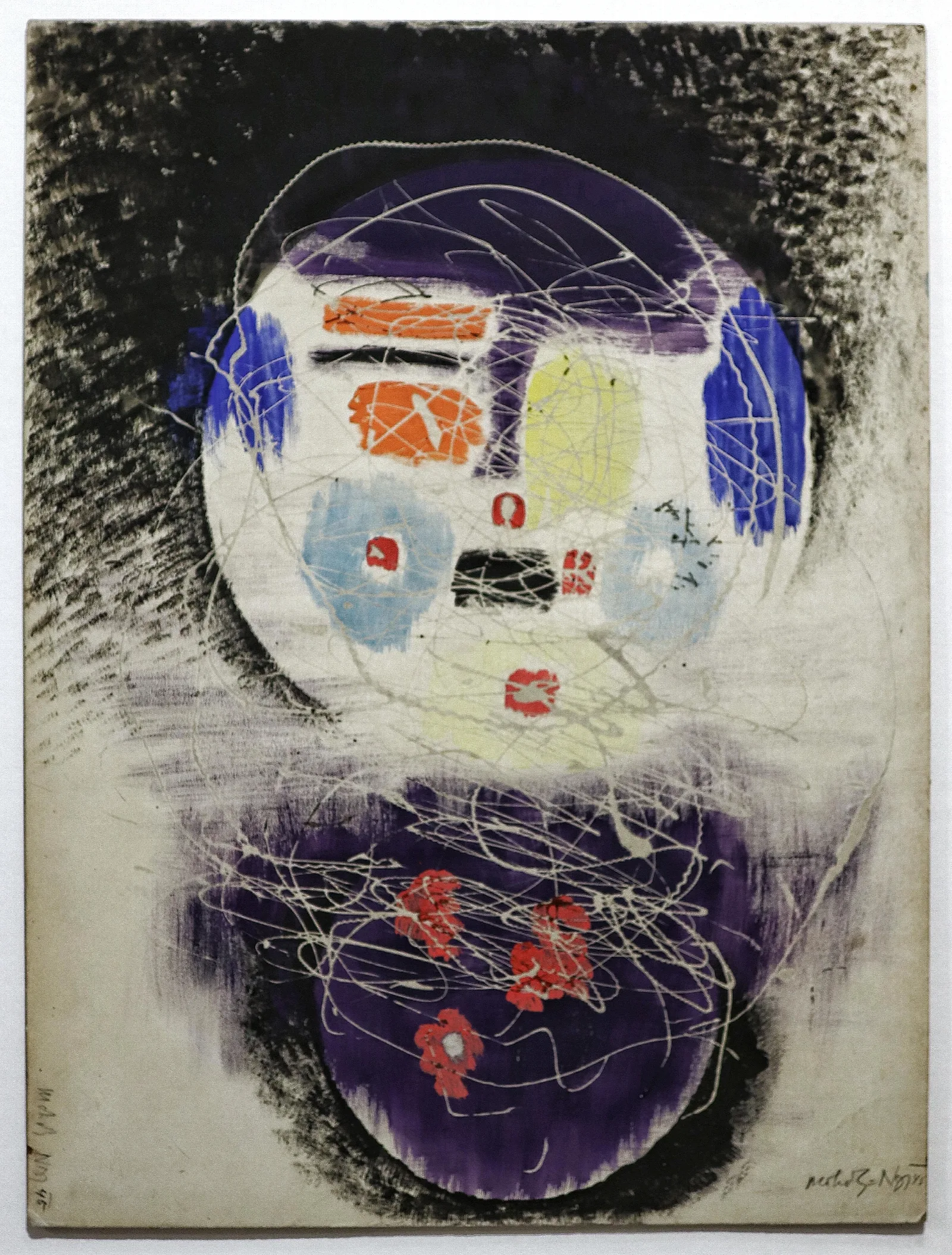 Space Construction Wall Art by László Moholy-Nagy - Canvas Print