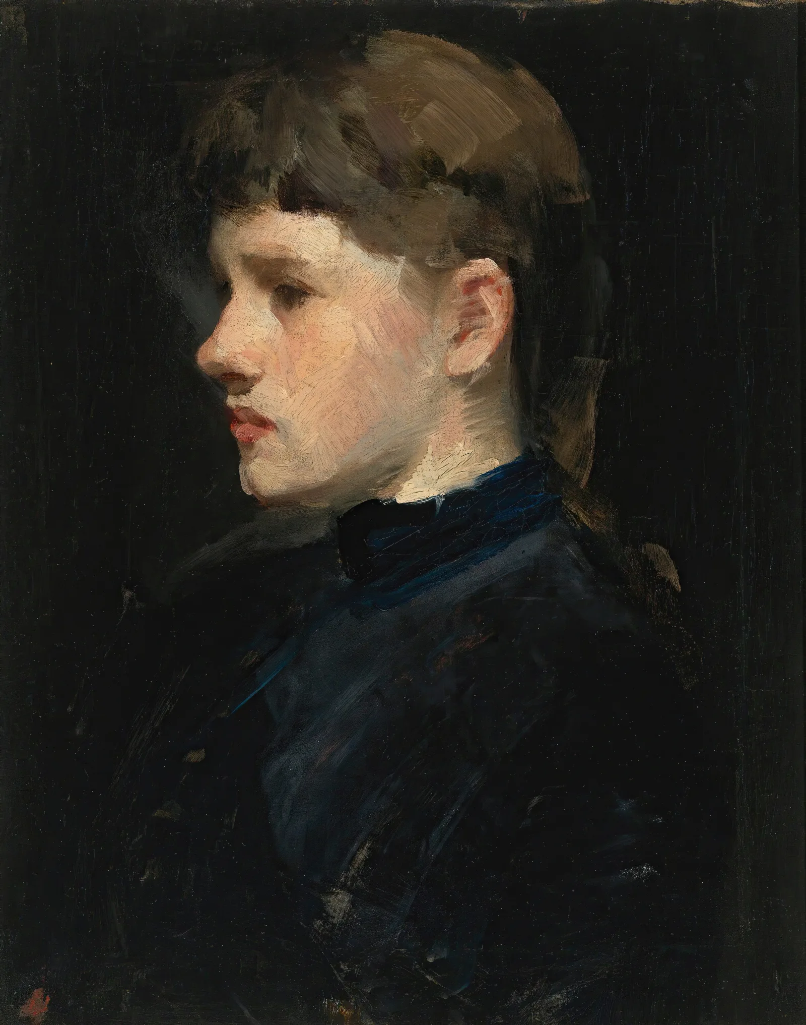Portrait Of A Lady 101 Wall Art by Frank Duveneck - Canvas Print
