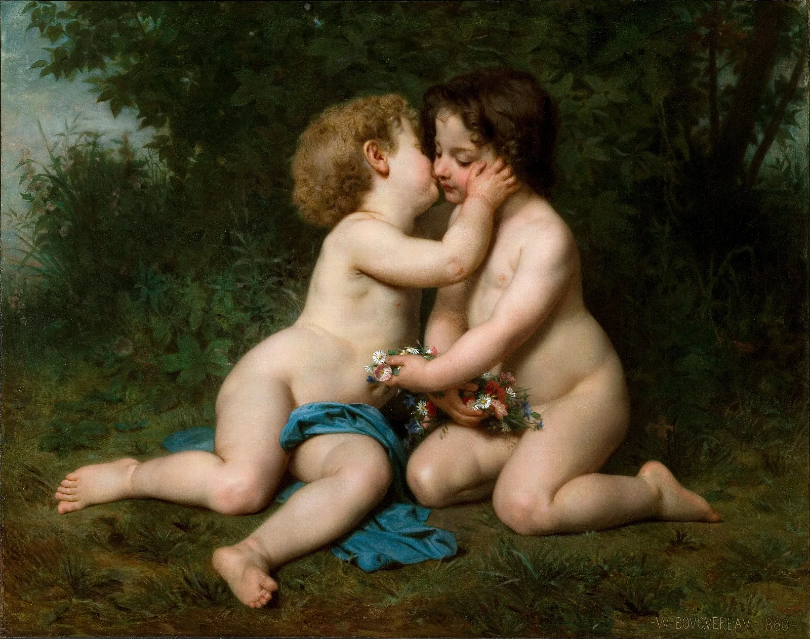 Peace 2 Wall Art by William Bouguereau - Canvas Print