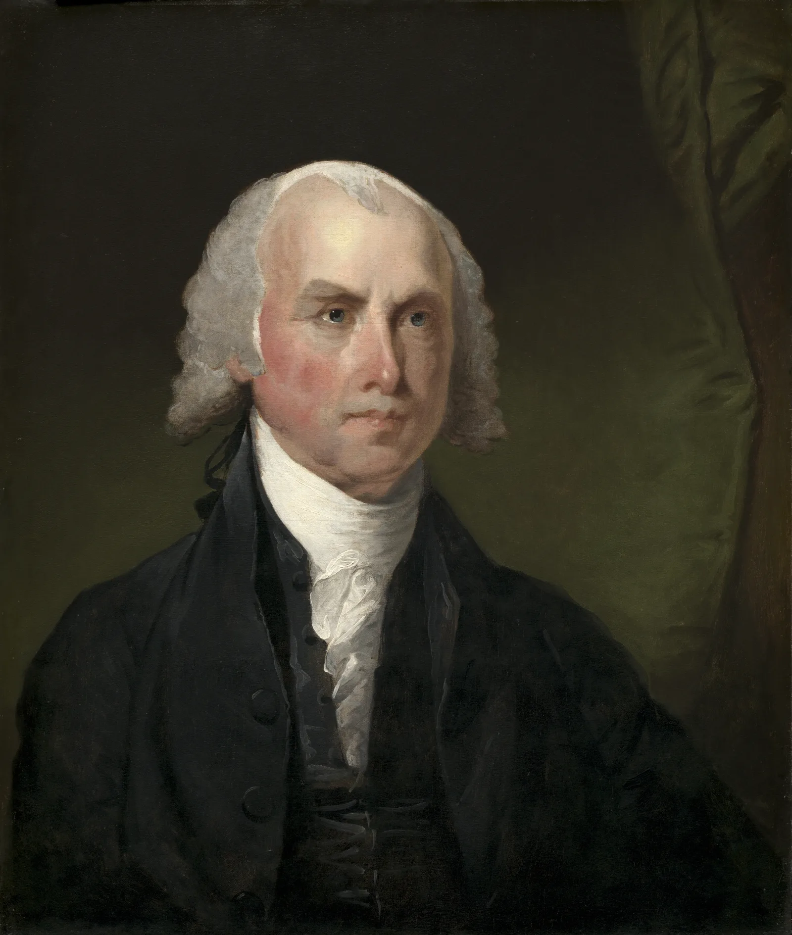 James Madison Wall Art by Gilbert Stuart - Canvas Print
