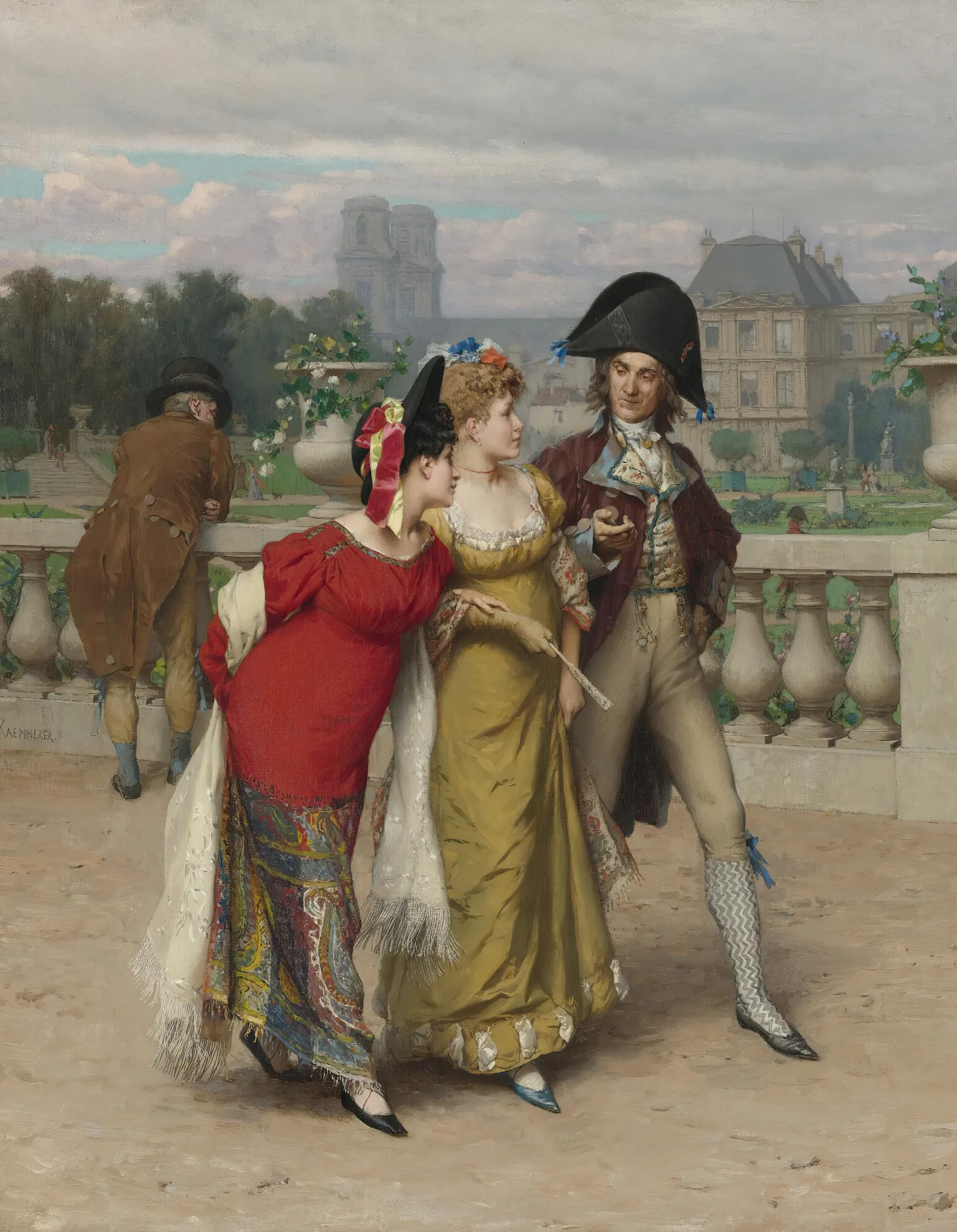 The Promenade 3 Wall Art by Frederik Hendrik Kaemmerer - Canvas Print