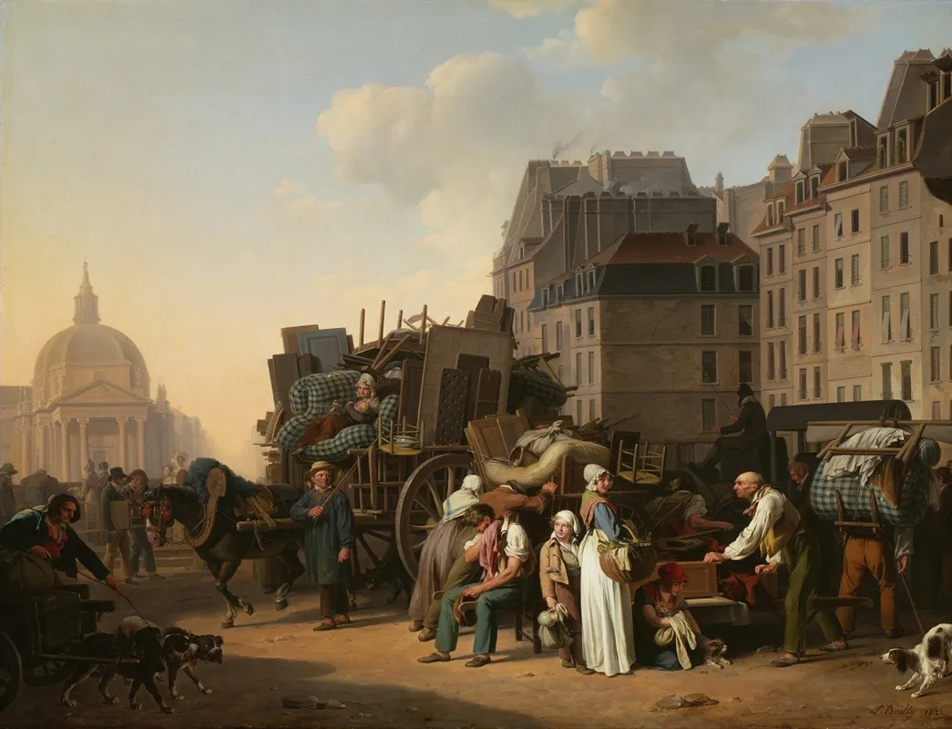 The Movings Wall Art by Louis-Léopold Boilly - Canvas Print