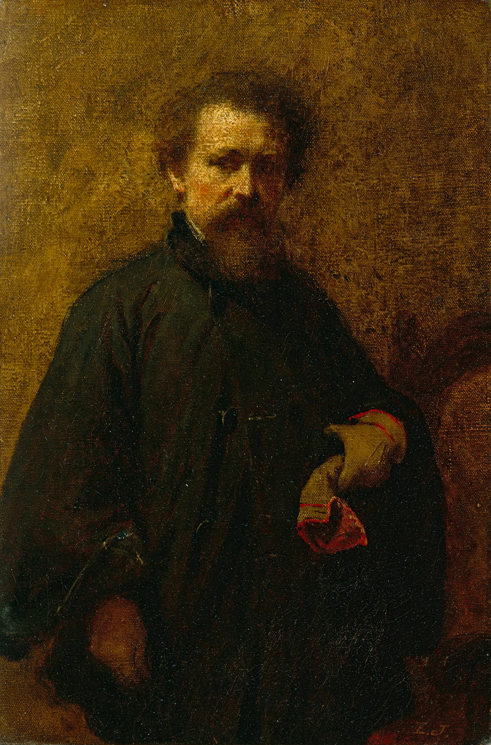 Self Portrait 183 Wall Art by Eastman Johnson - Canvas Print