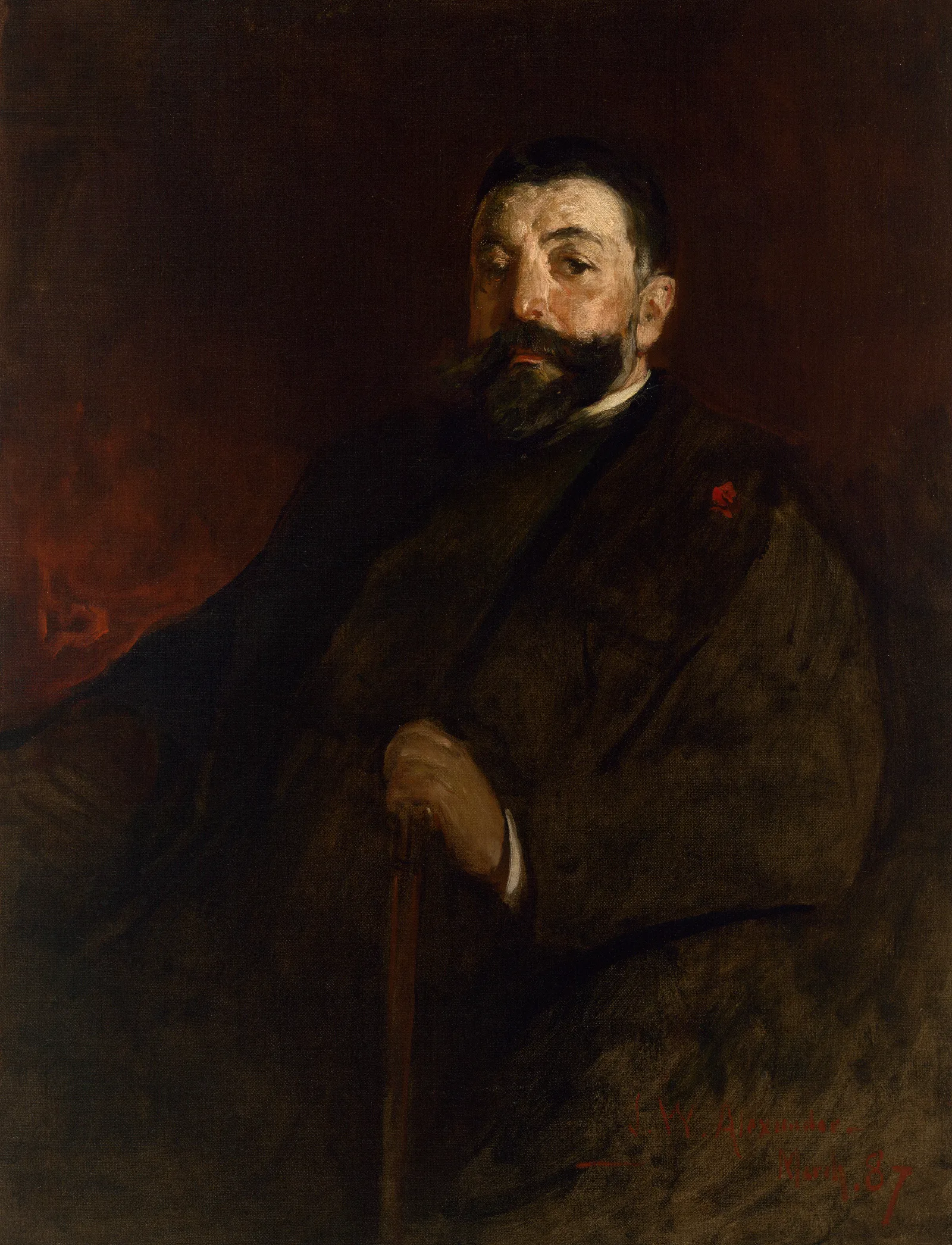 Thomas Nast Wall Art by John White Alexander - Canvas Print