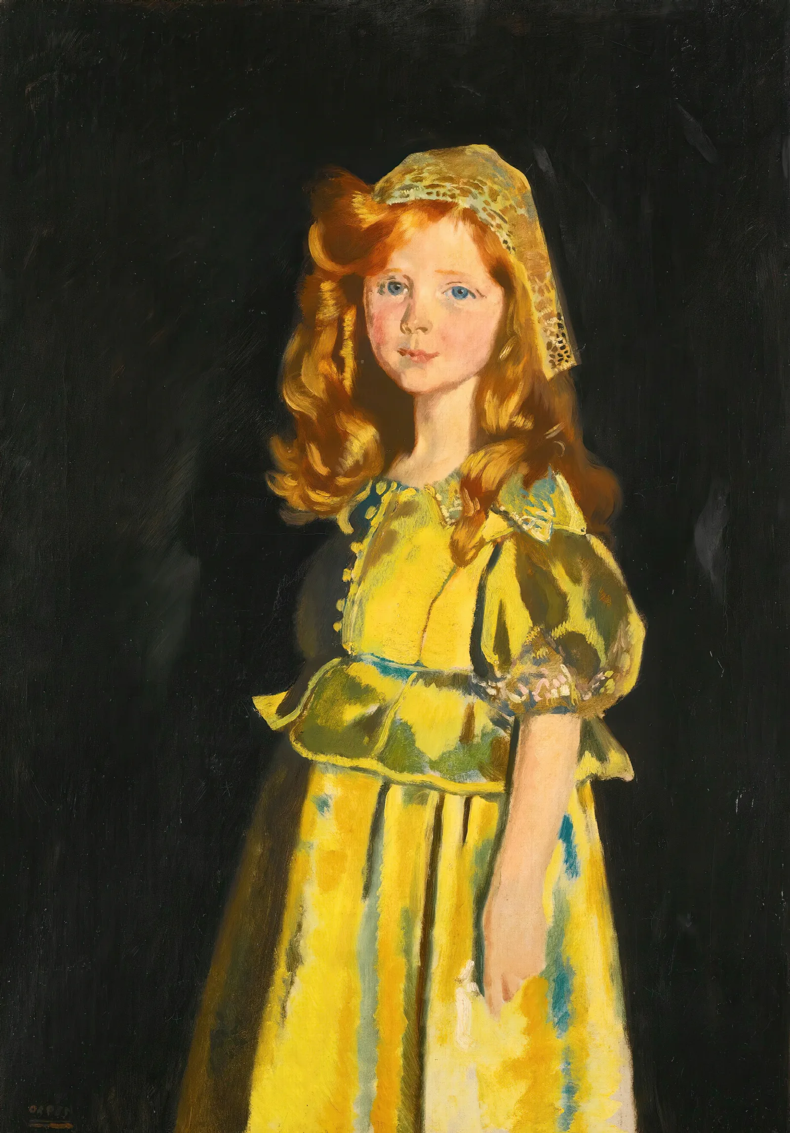 Portrait Of Vivien St George Wall Art by William Orpen - Canvas Print
