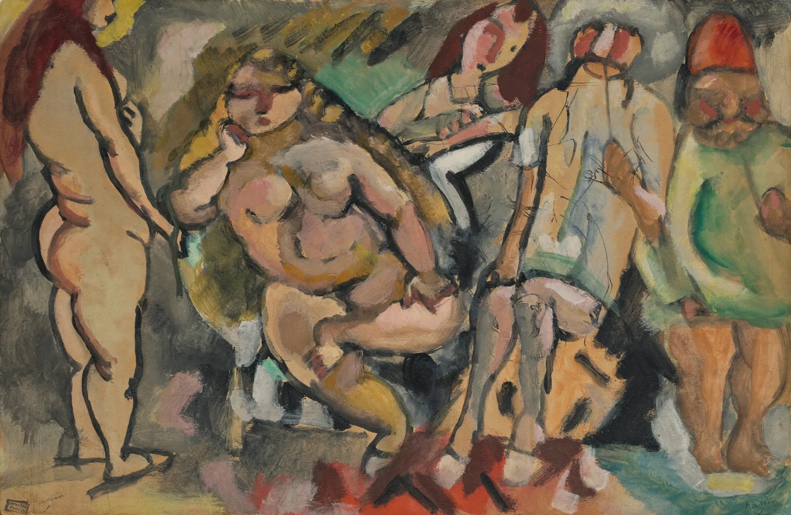 A Tunis Wall Art by Jules Pascin - Canvas Print