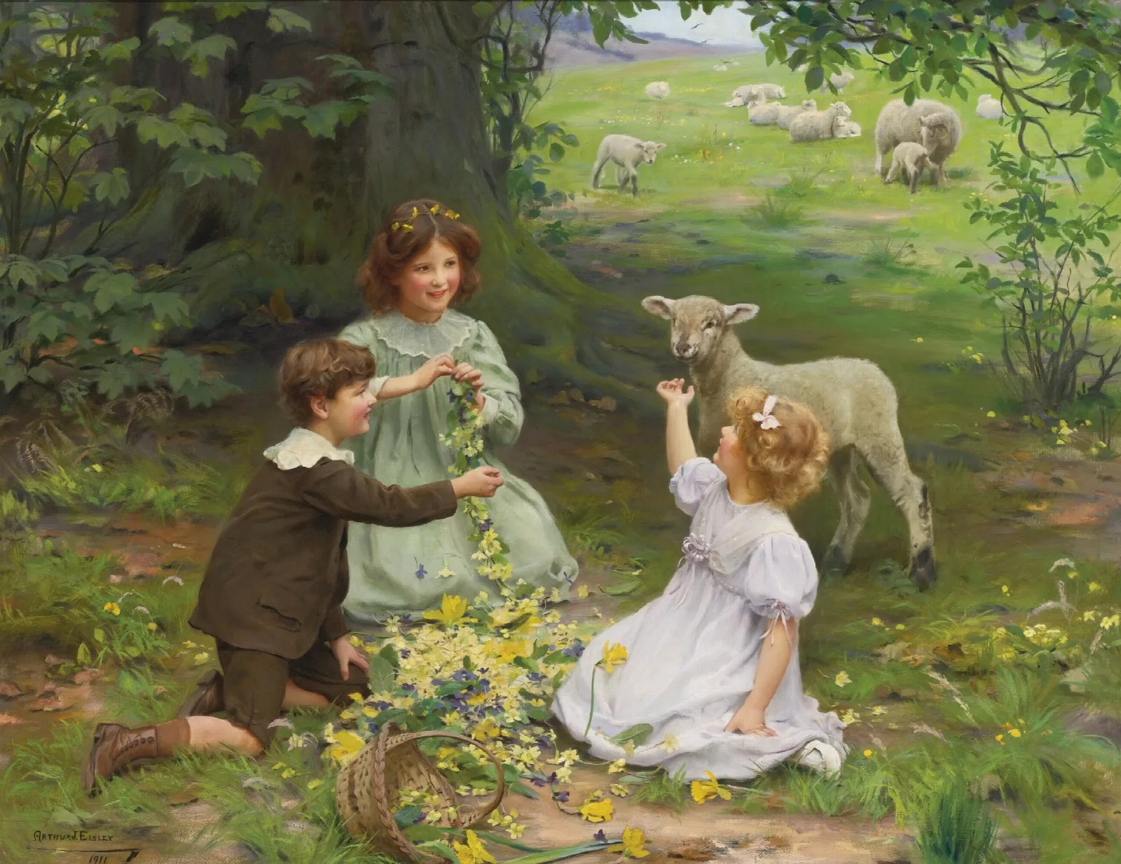 The Joy Of Spring Wall Art by Arthur John Elsley - Canvas Print
