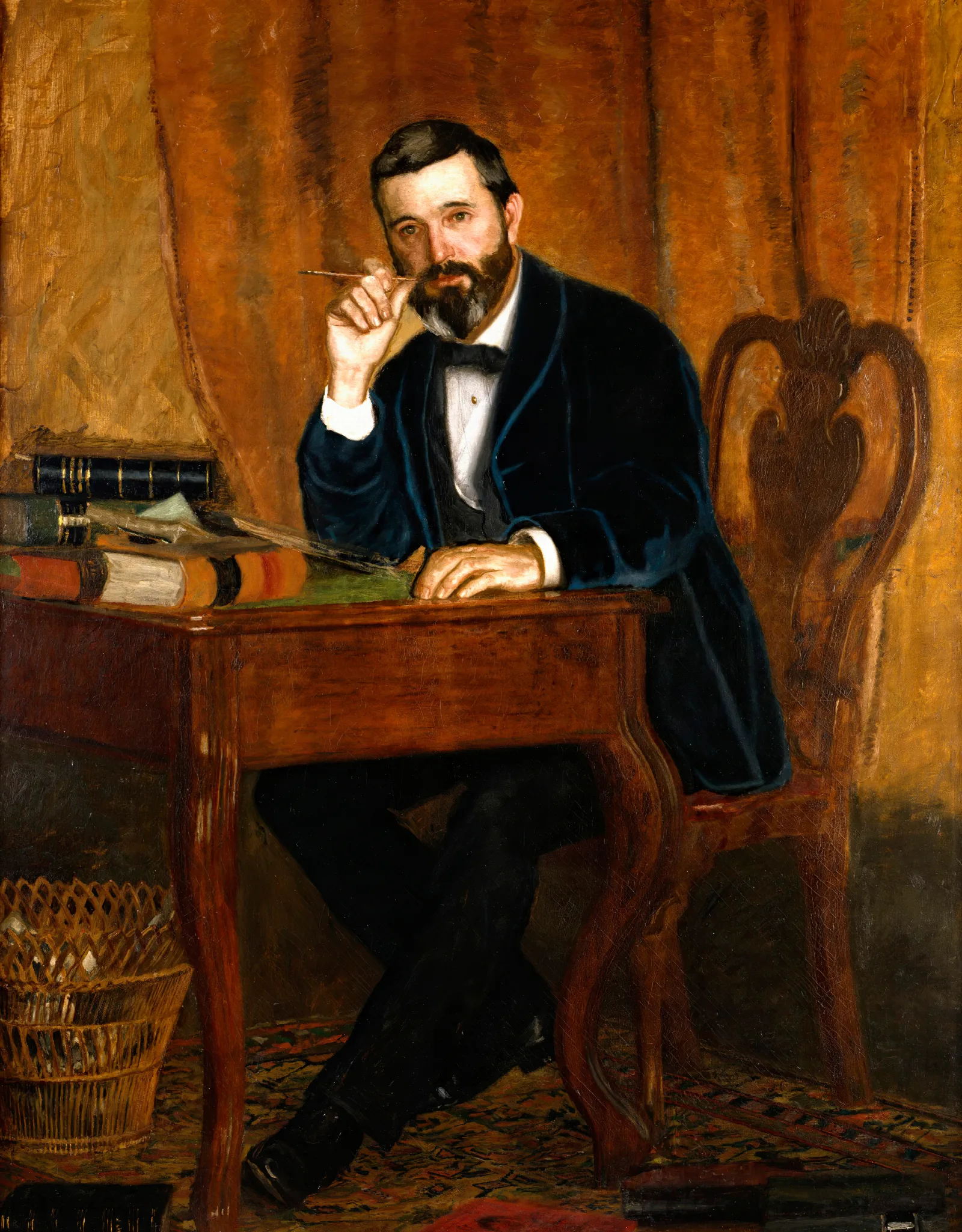Dr Horatio C Wood Wall Art by Thomas Eakins - Canvas Print