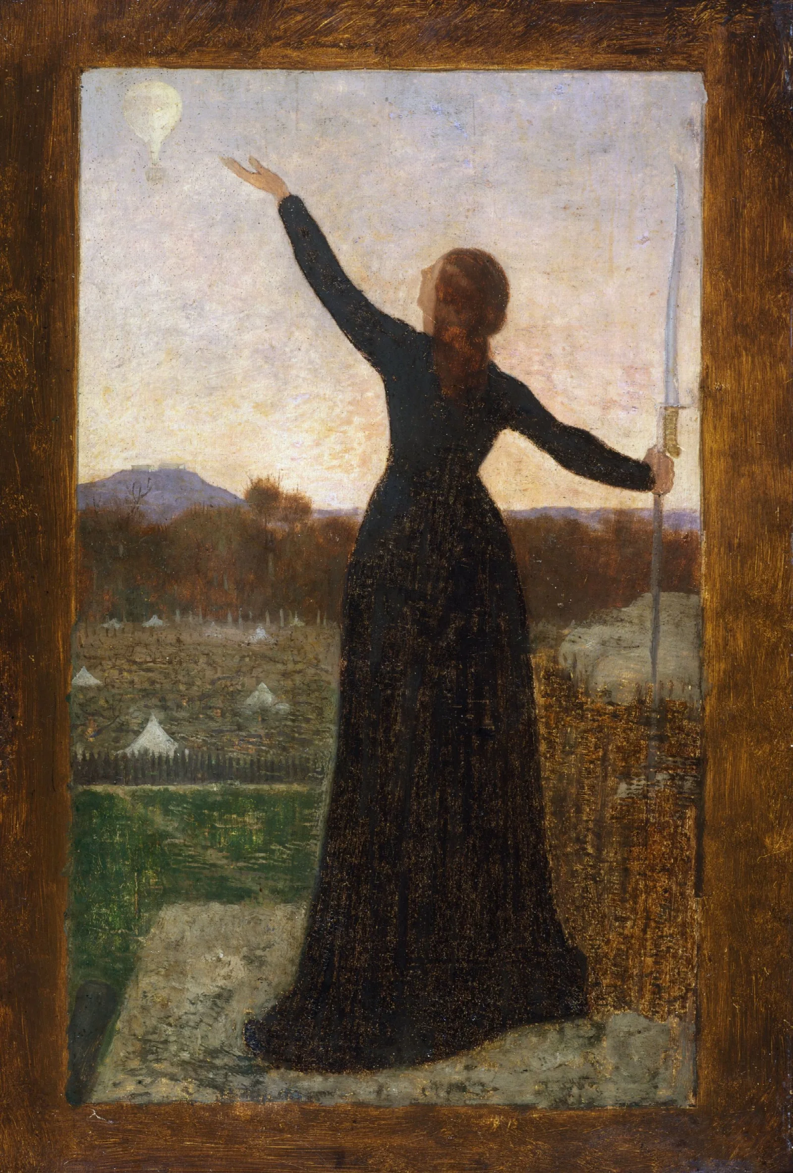 Le Ballon Wall Art by Pierre Puvis de Chavannes - Canvas Print