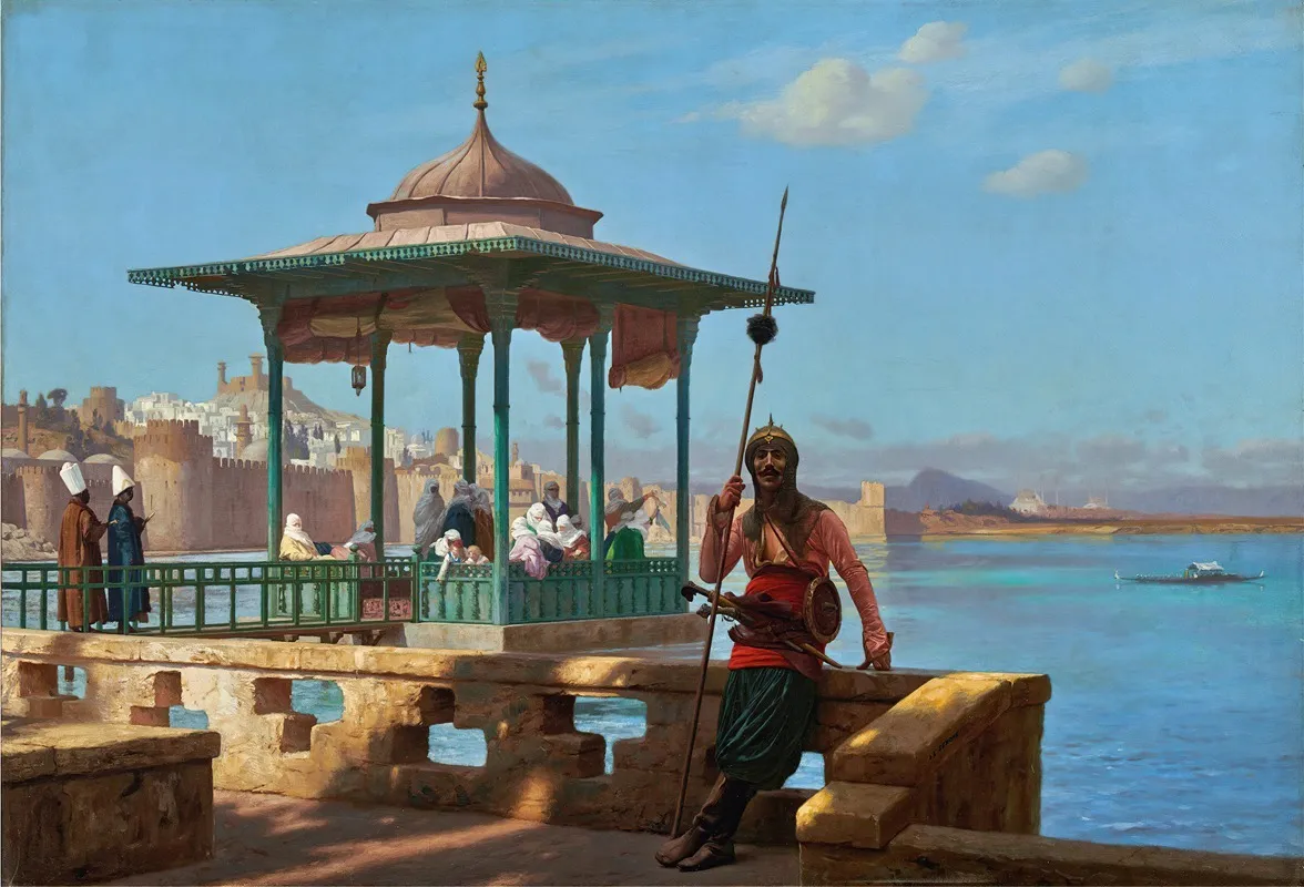The Harem In The Kiosk Wall Art by Jean-Léon Gérôme - Canvas Print