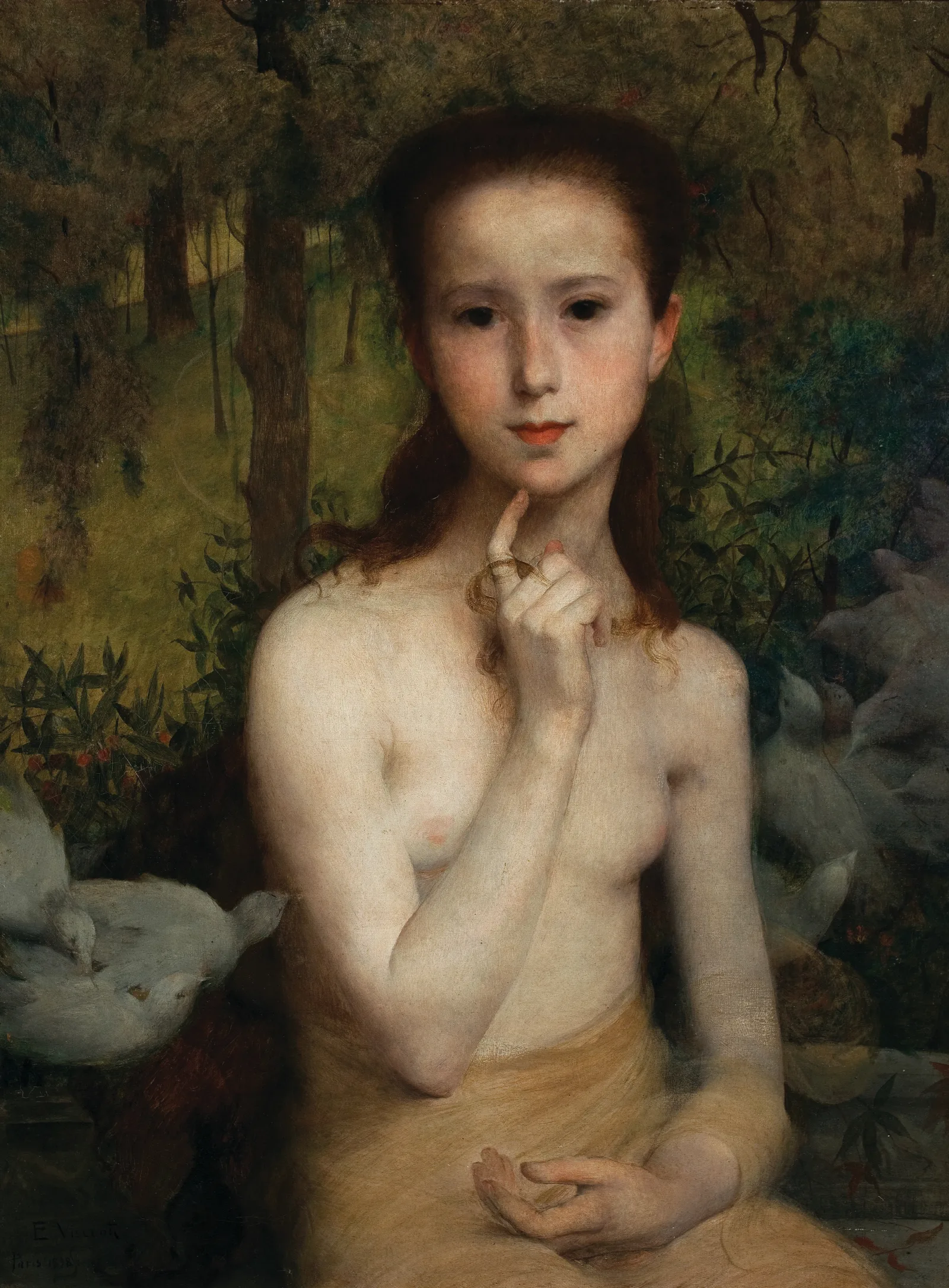Youth 7 Wall Art by Eliseu Visconti - Canvas Print