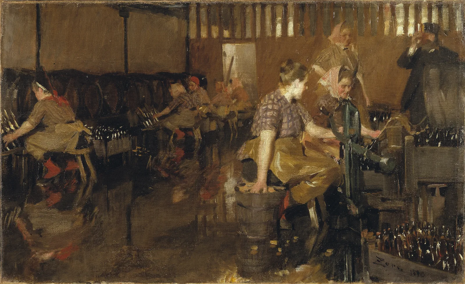 The Little Brewery Wall Art by Anders Zorn - Canvas Print